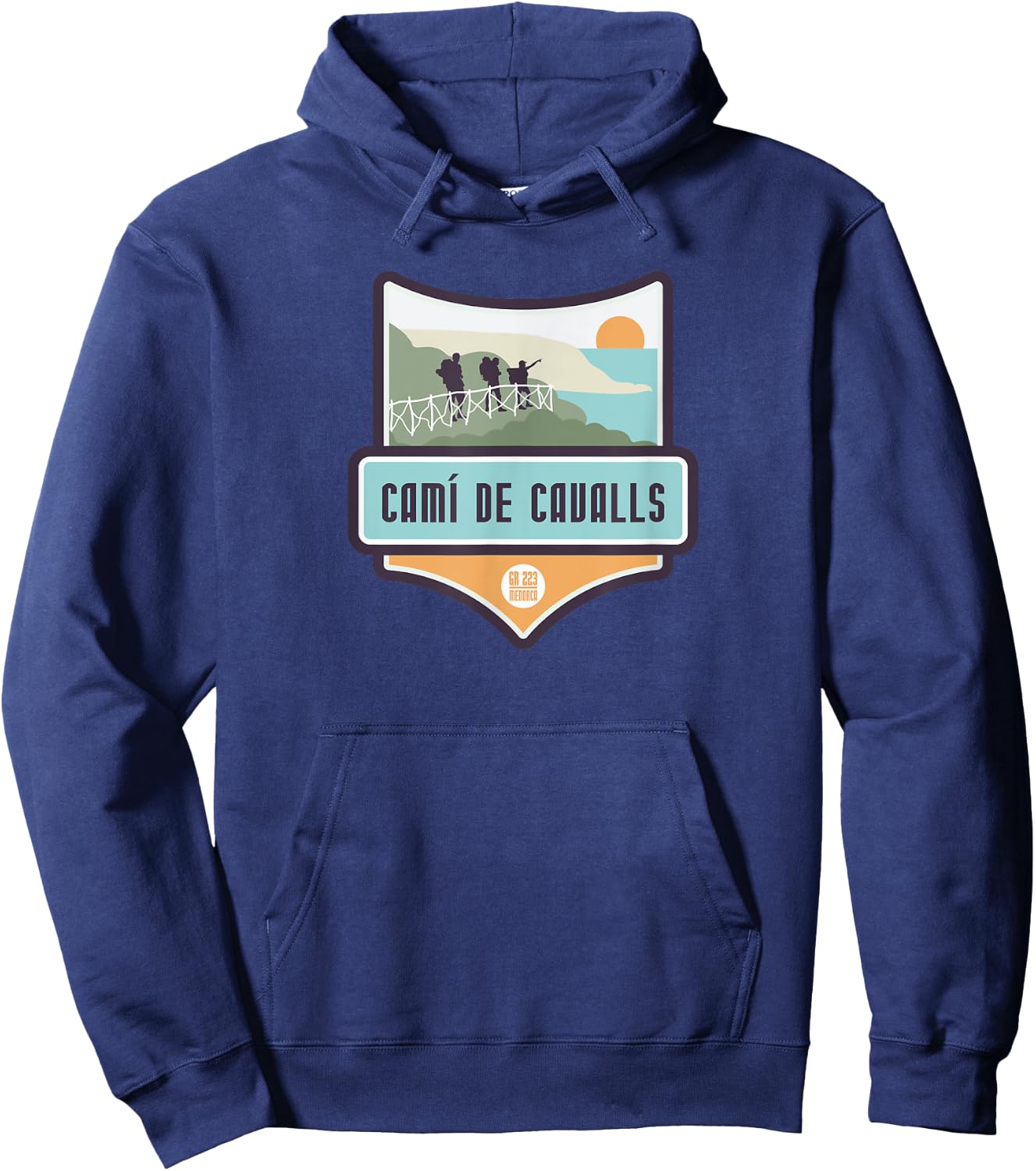 Cami de Cavalls - GR 223, Minorca Hoodie - Hoodie | Navy