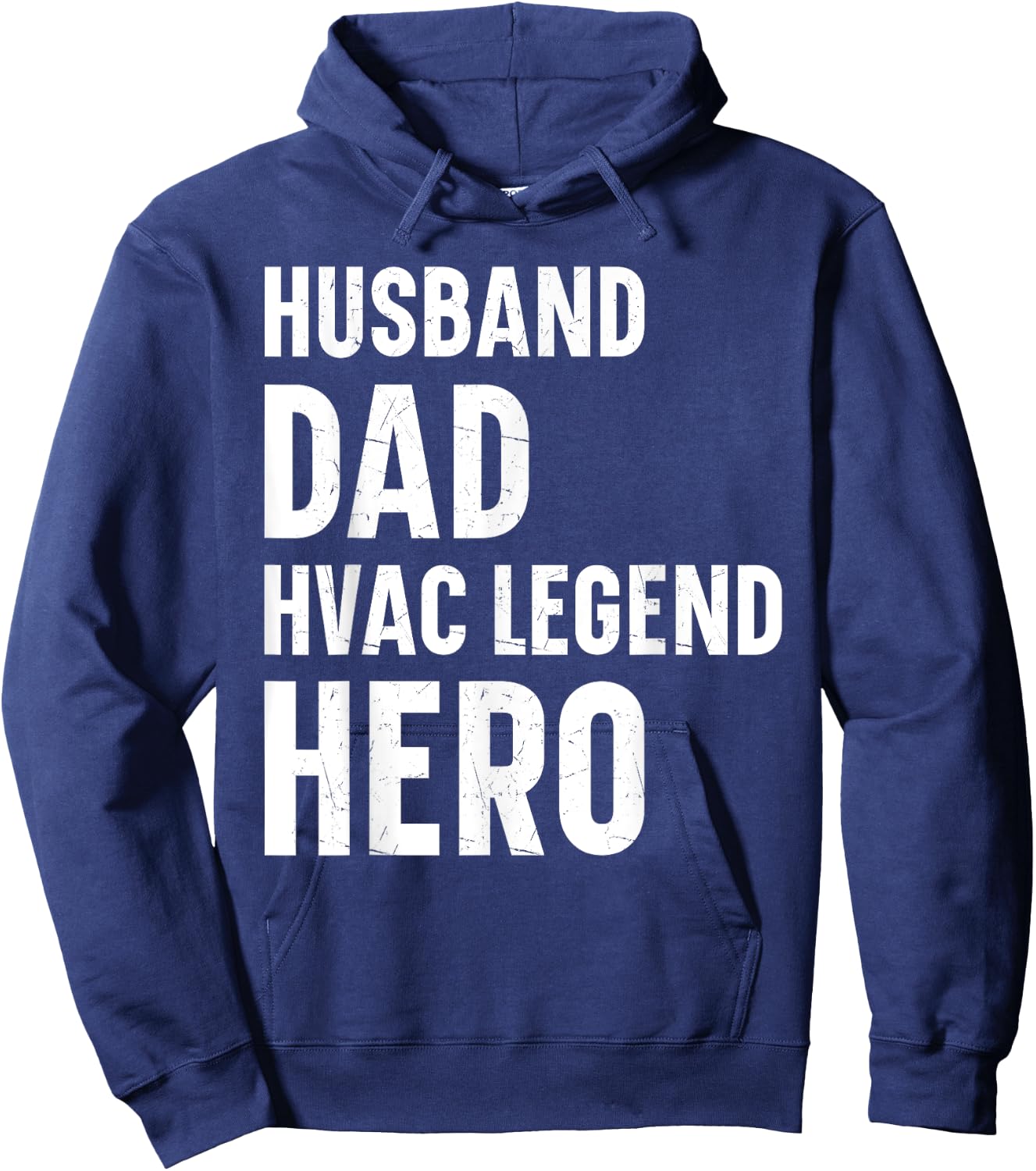 HVAC Mechanic Dad AC Repairman HVAC Engineer HVAC Technician Hoodie - Hoodie | Navy