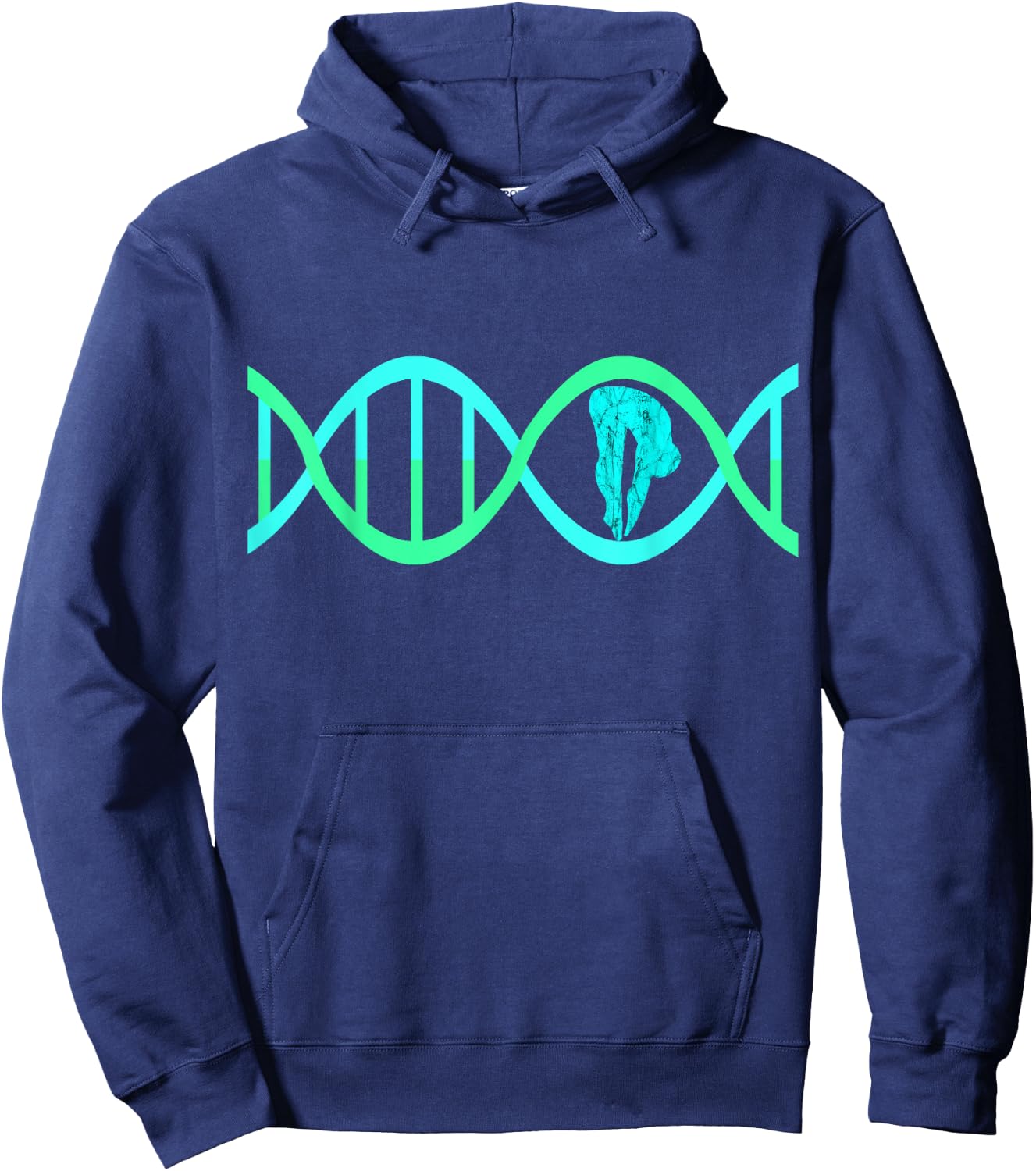 Cool Water Sport Swimming Springboard Diving DNA Cliff Dive Water Platform Diver Hoodie - Hoodie | Navy