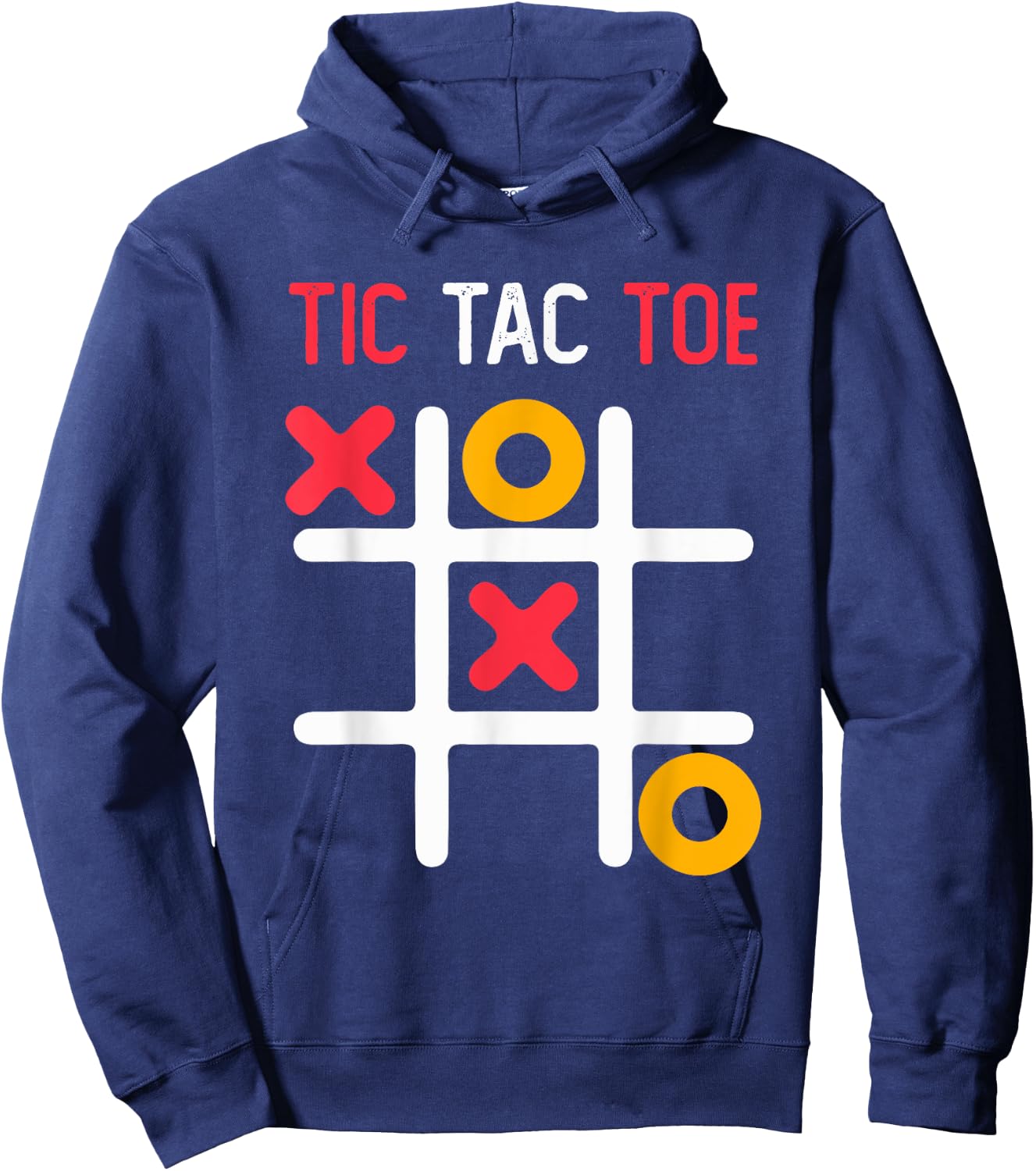 Tic Tac Toe classic Strategy game for all Gamers and Nerds Hoodie - Hoodie | Navy