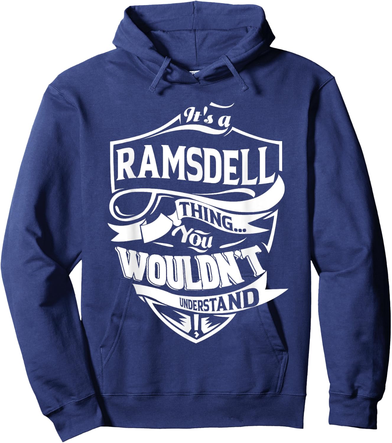 It is a RAMSDELL Thing Gifts Hoodie - Hoodie | Navy