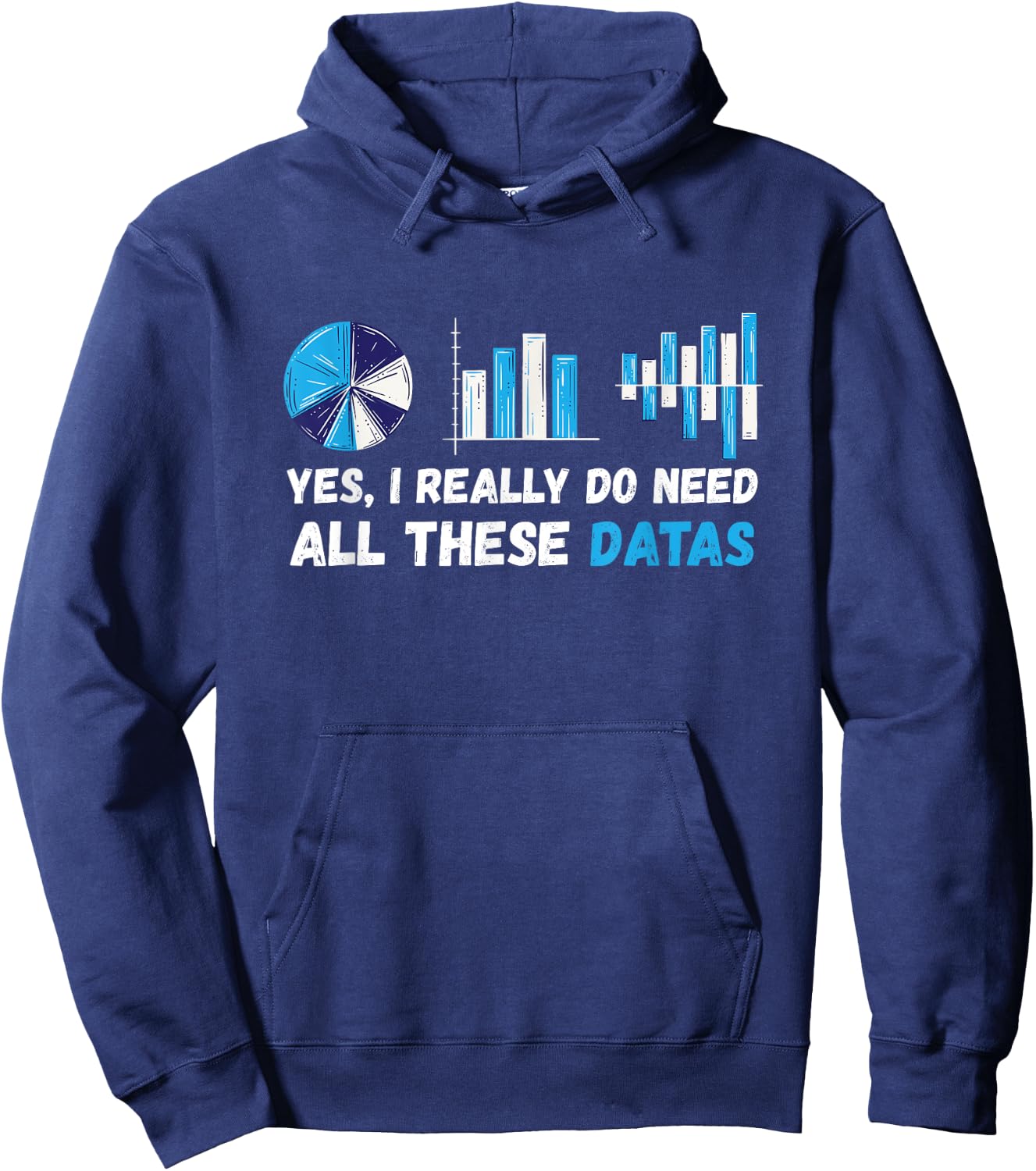 Data Analyst Data Collector Marker Scientist Analyst Hoodie - Hoodie | Navy