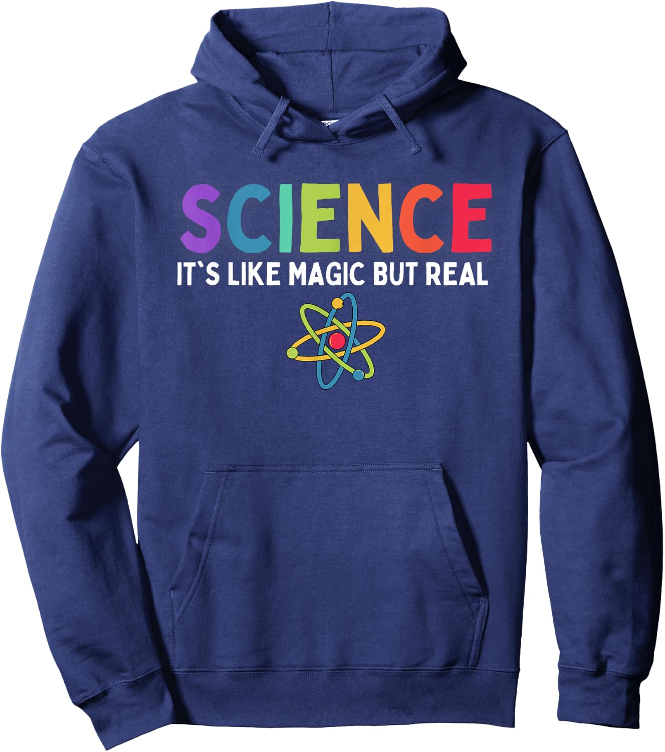 Science Is Like Magic But Real Scientific Kids Scientist Hoodie - Hoodie | Navy