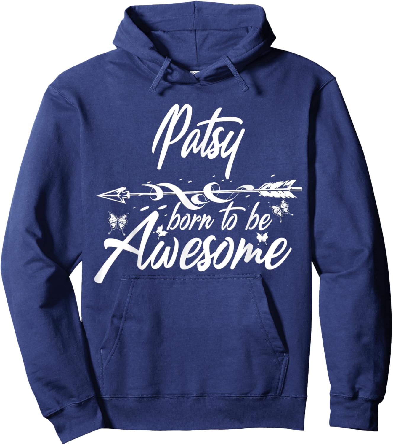 PATSY Gift Name Funny Personalized Women Birthday Joke Idea Hoodie - Hoodie | Navy