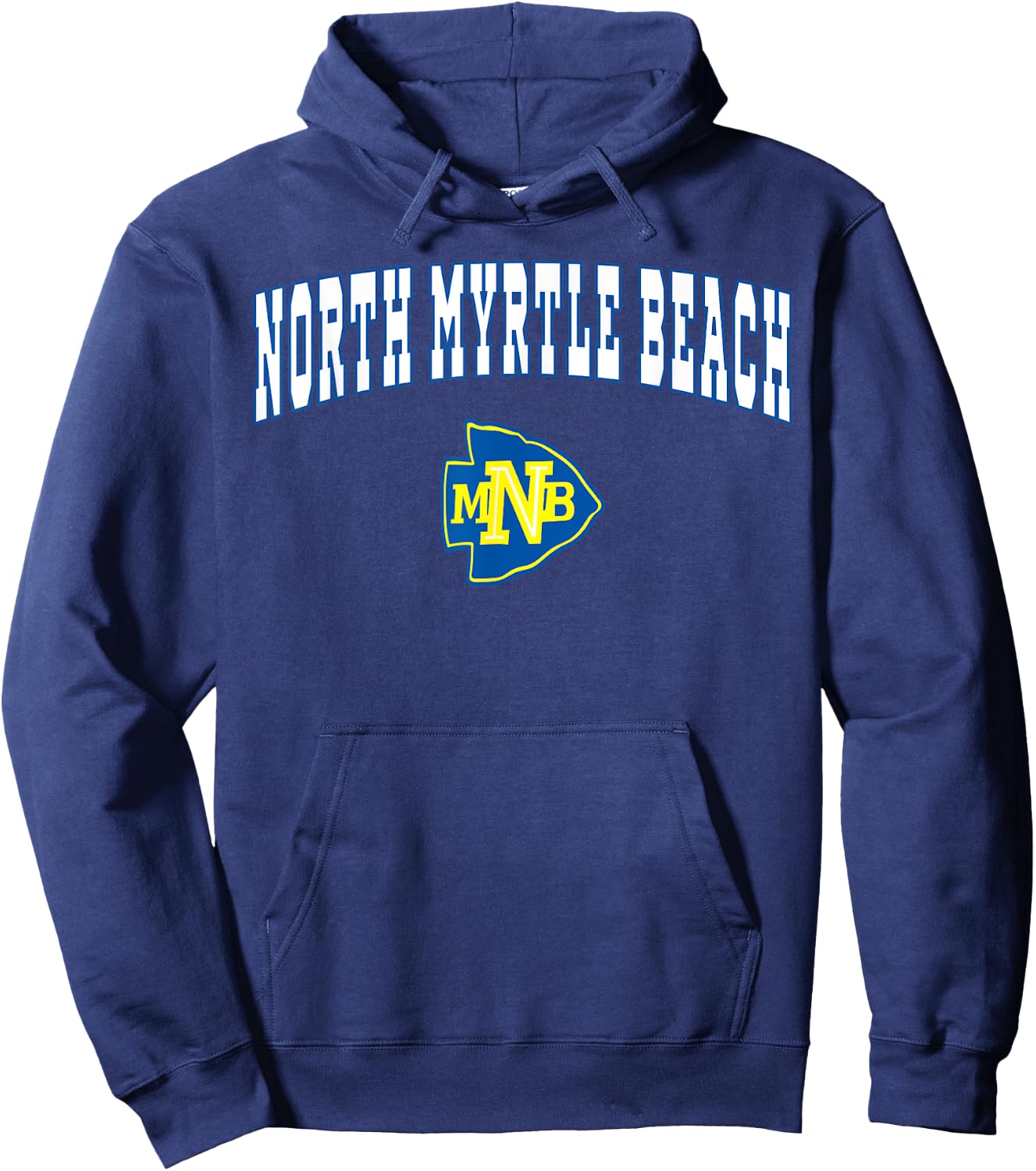 North Myrtle Beach High School Chiefs C2 Men Women Girls Kids Hoodie - Hoodie | Navy