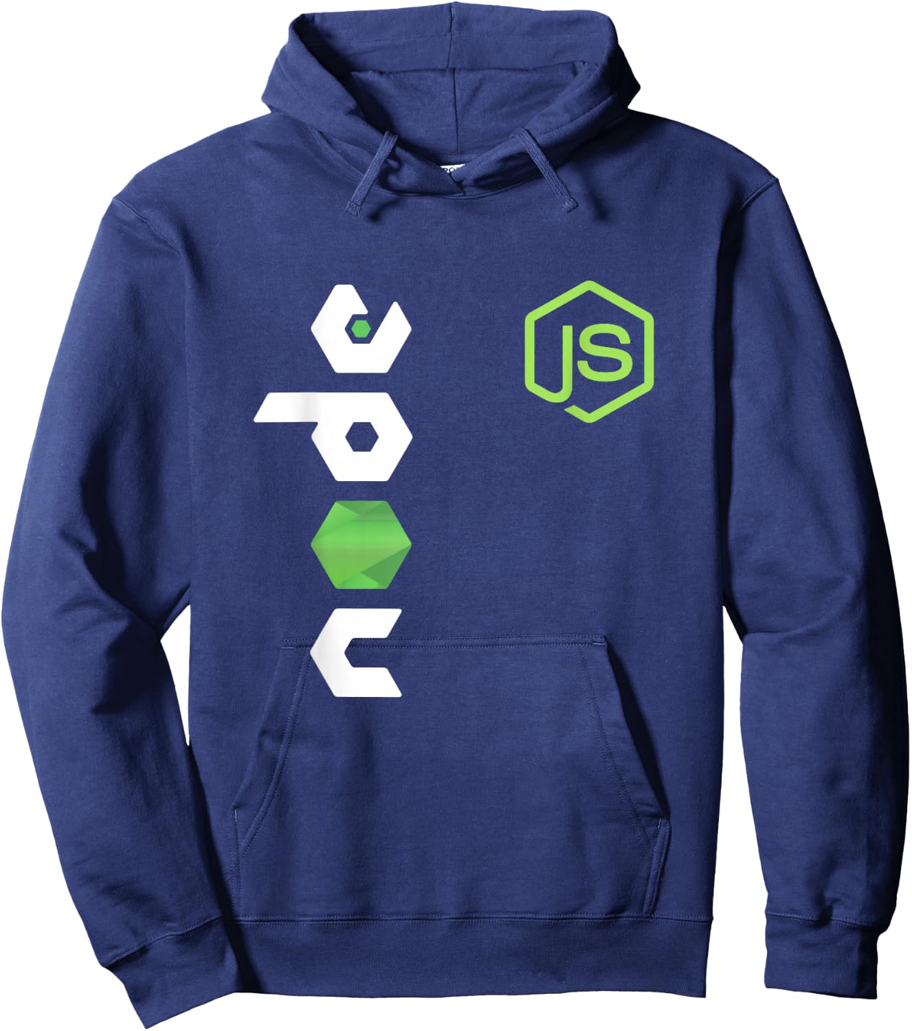 JavaScript Programmer JS Node PC Developers Hoodie - Hoodie | Navy