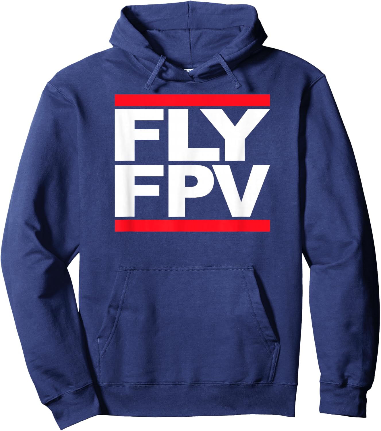 FLY FPV - Freestyle Quad Racing Drone Wing Glider RC Plane Hoodie - Hoodie | Navy