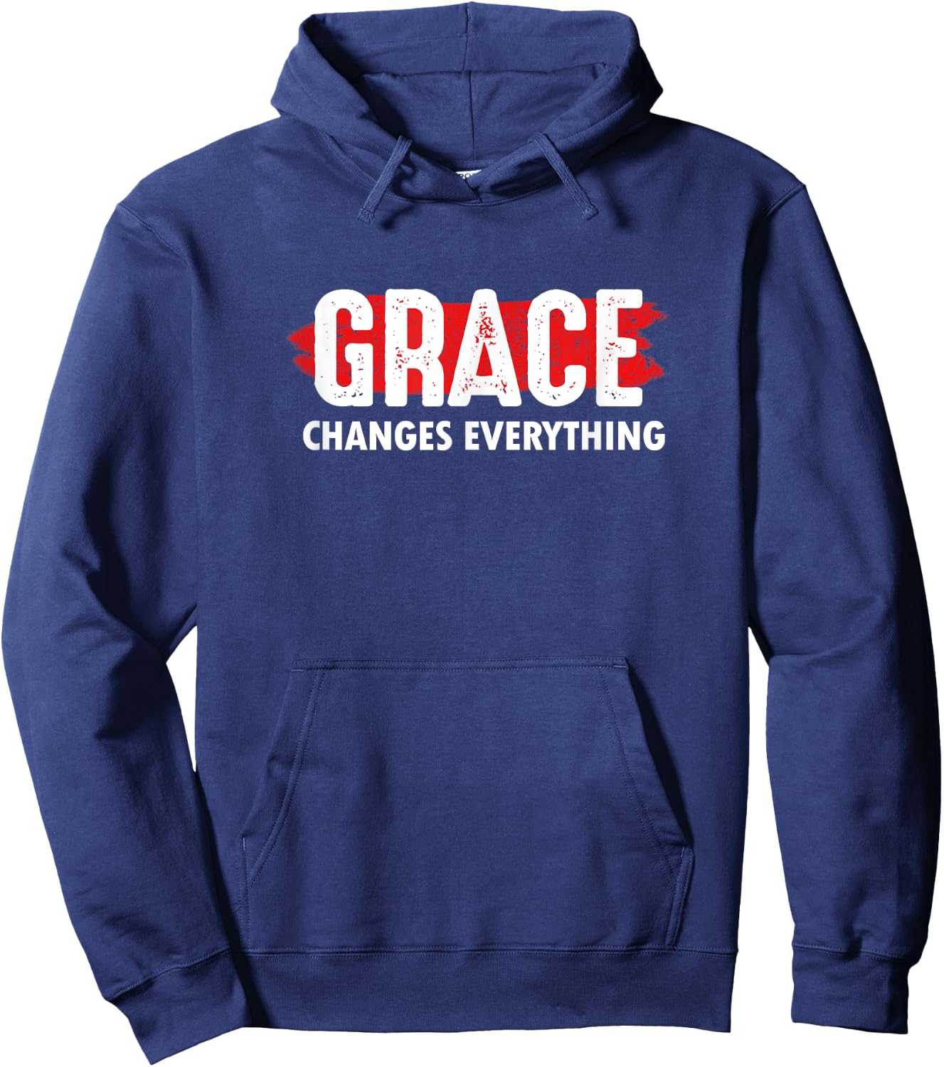 Grace Changes Everything - Jesus Christian God Faith Church Hoodie - Hoodie | Navy