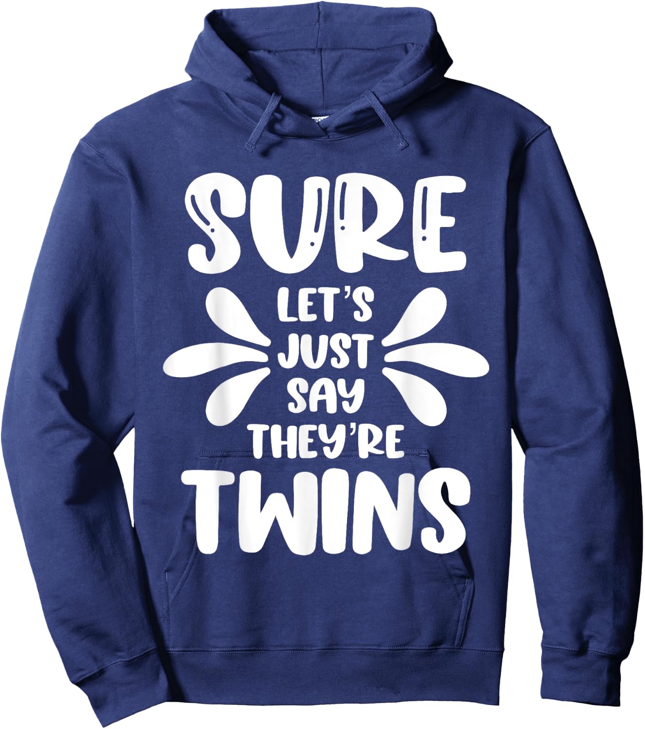 Funny Irish Twins Mom Of 2 Kids Close In Age 2 Boys 2 Girls Hoodie - Hoodie | Navy