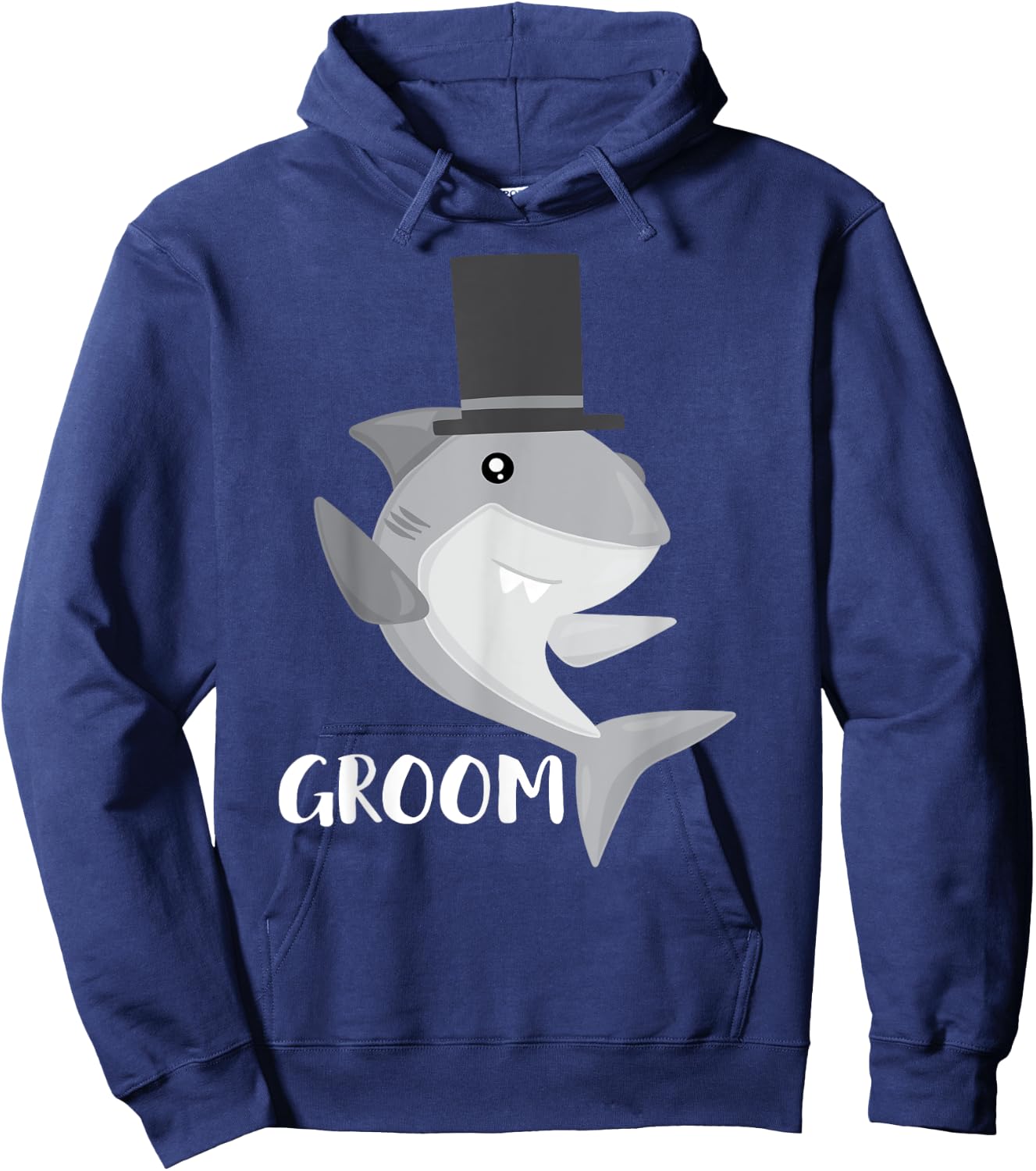 Shark Groom, Shark Squad, Wedding Shirt Hoodie - Hoodie | Navy