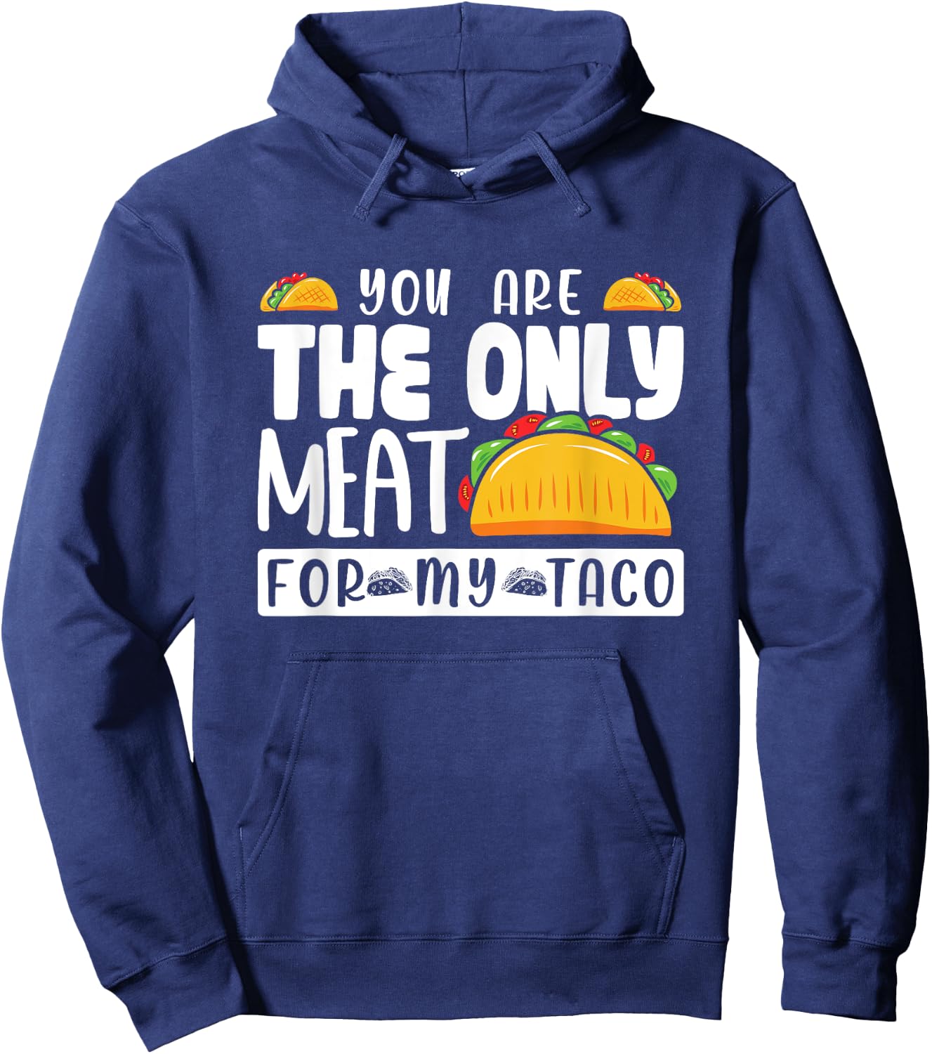 Cinco De Mayo Taco Costume Adult Taco Pajamas Kids Hoodie - Hoodie | Navy