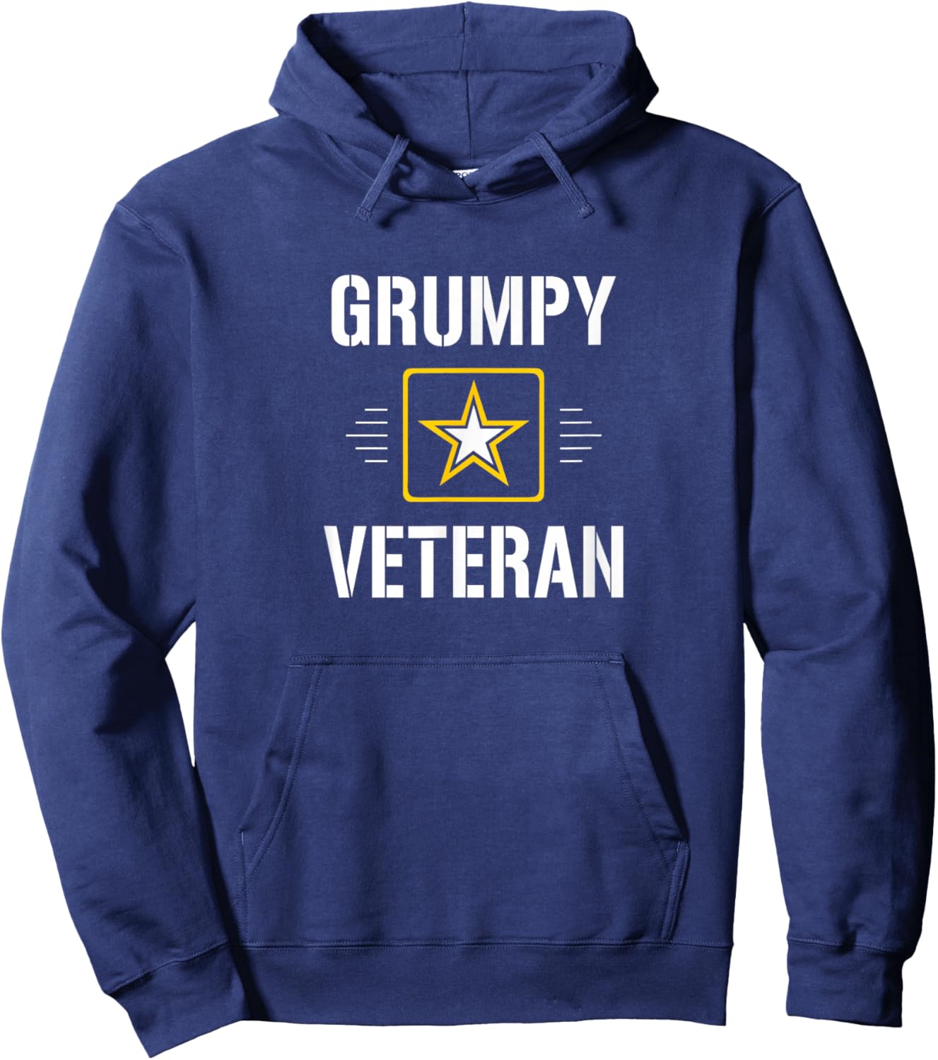 Grumpy Veteran Hoodie - Hoodie | Navy