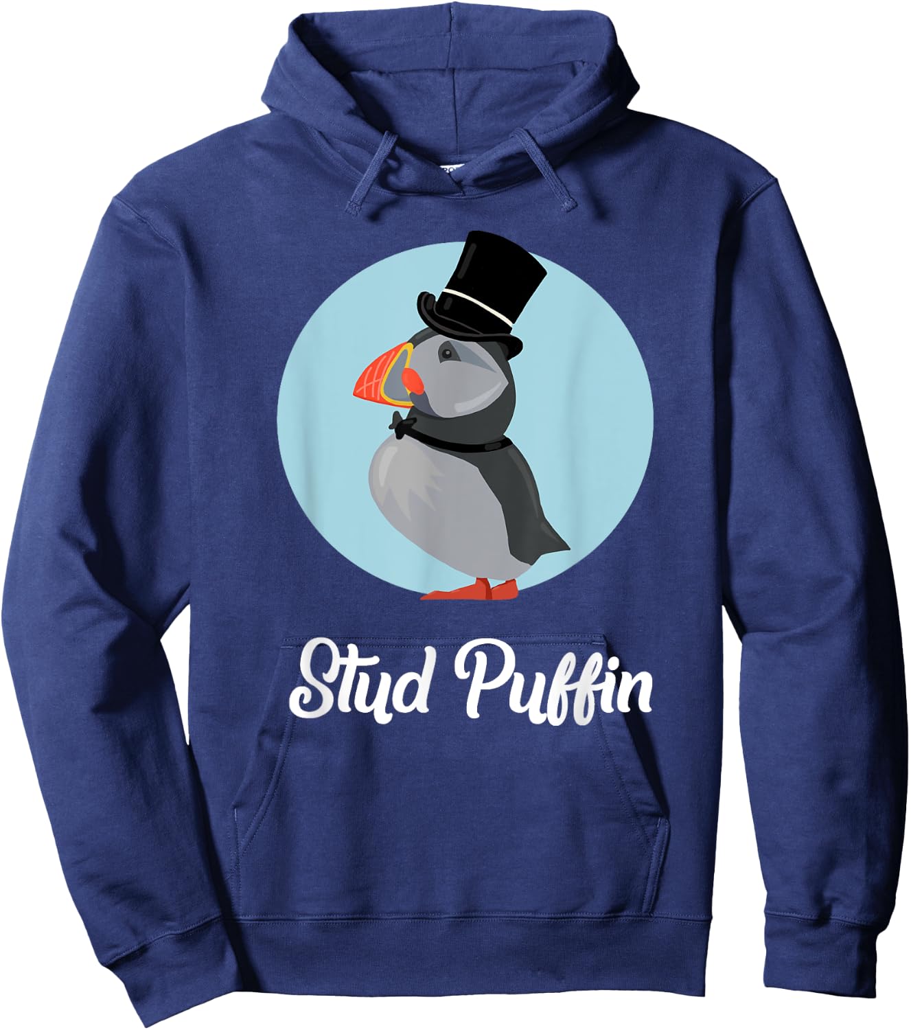 Stud Puffin Seabird Lover Stud Muffin Gift Hoodie - Hoodie | Navy