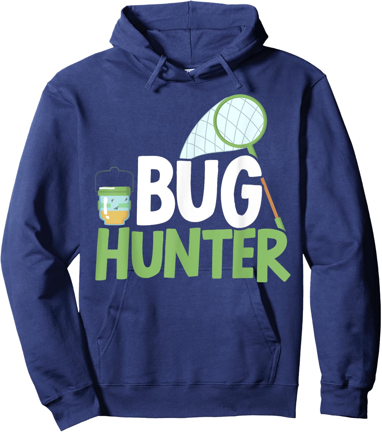 Bug Hunter Entomology Insect Catching Ladybug Butterfly Hoodie - Hoodie | Navy