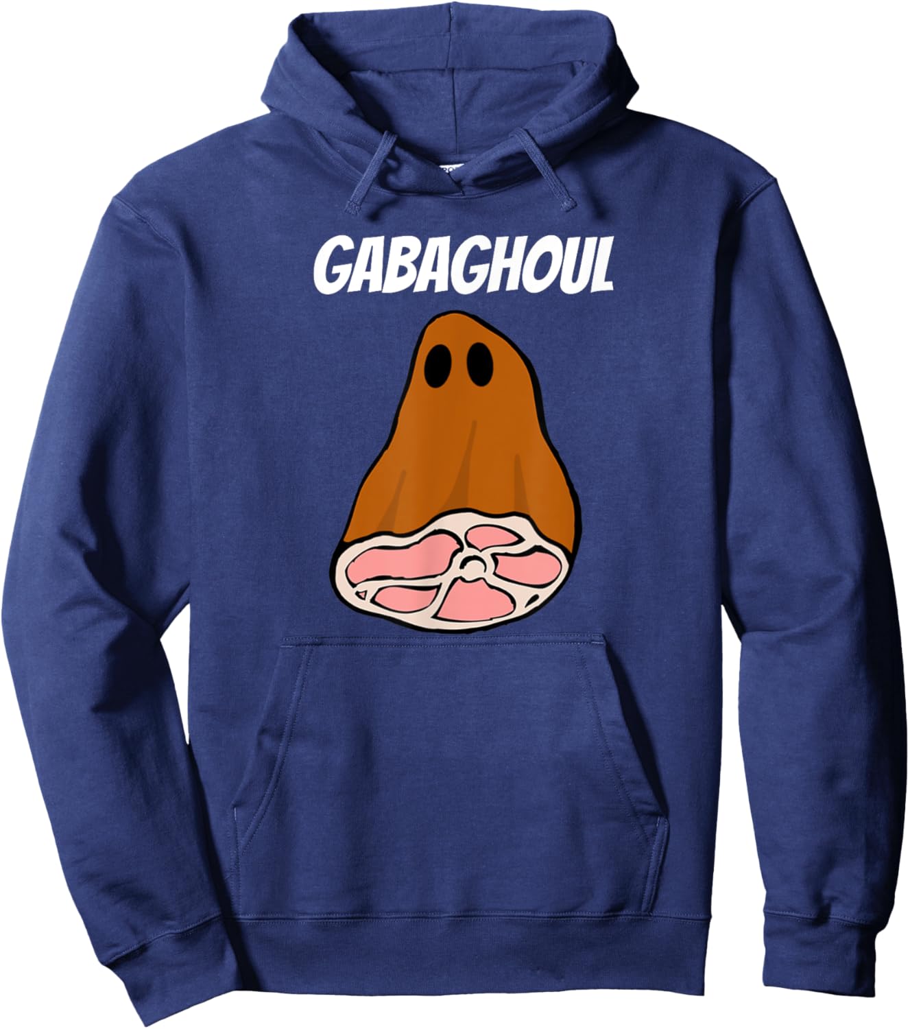 New Jersey Slang Halloween Dry Cured Meat Gabaghoul Gabagool Hoodie - Hoodie | Navy