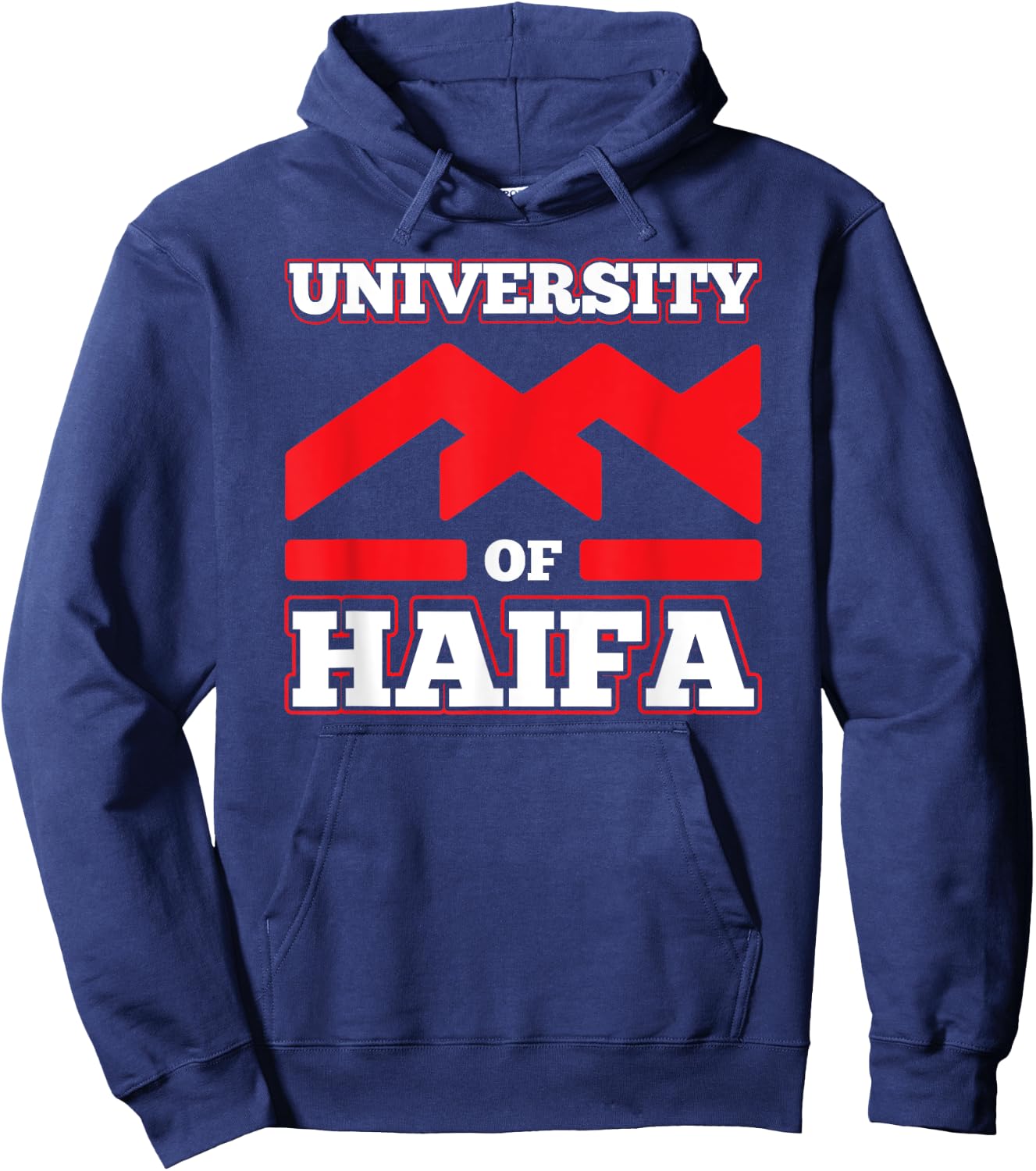 University Of Haifa Israeli University Gift Hoodie - Hoodie | Navy