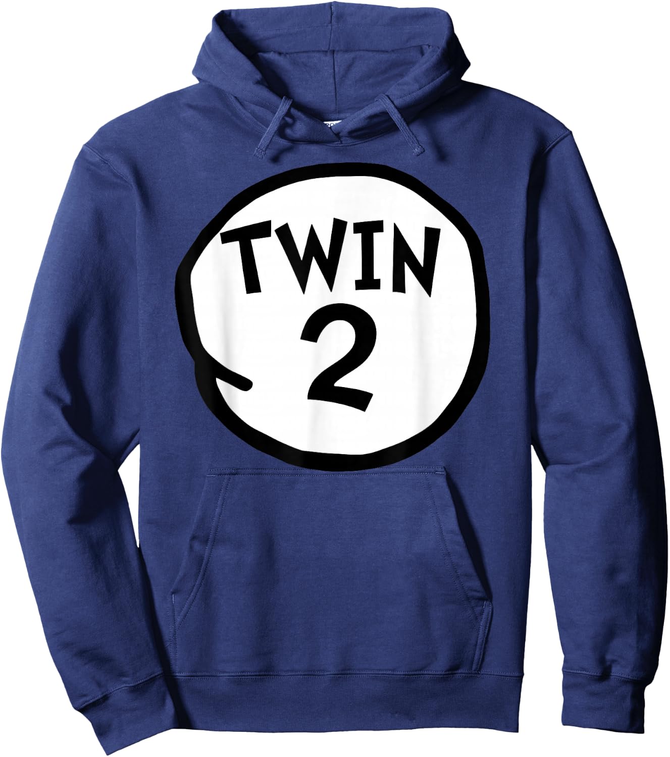 Twin 2 funny matching twin twin two Hoodie - Hoodie | Navy