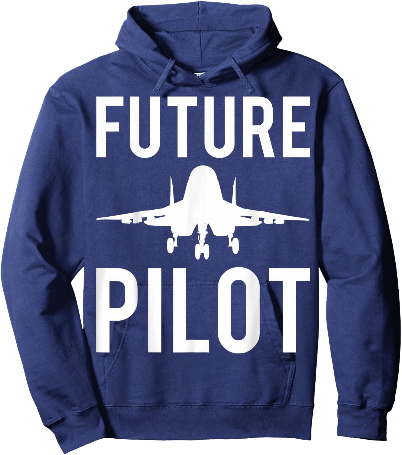Future Pilot Gift Boys Girls Flight School Hoodie - Hoodie | Navy