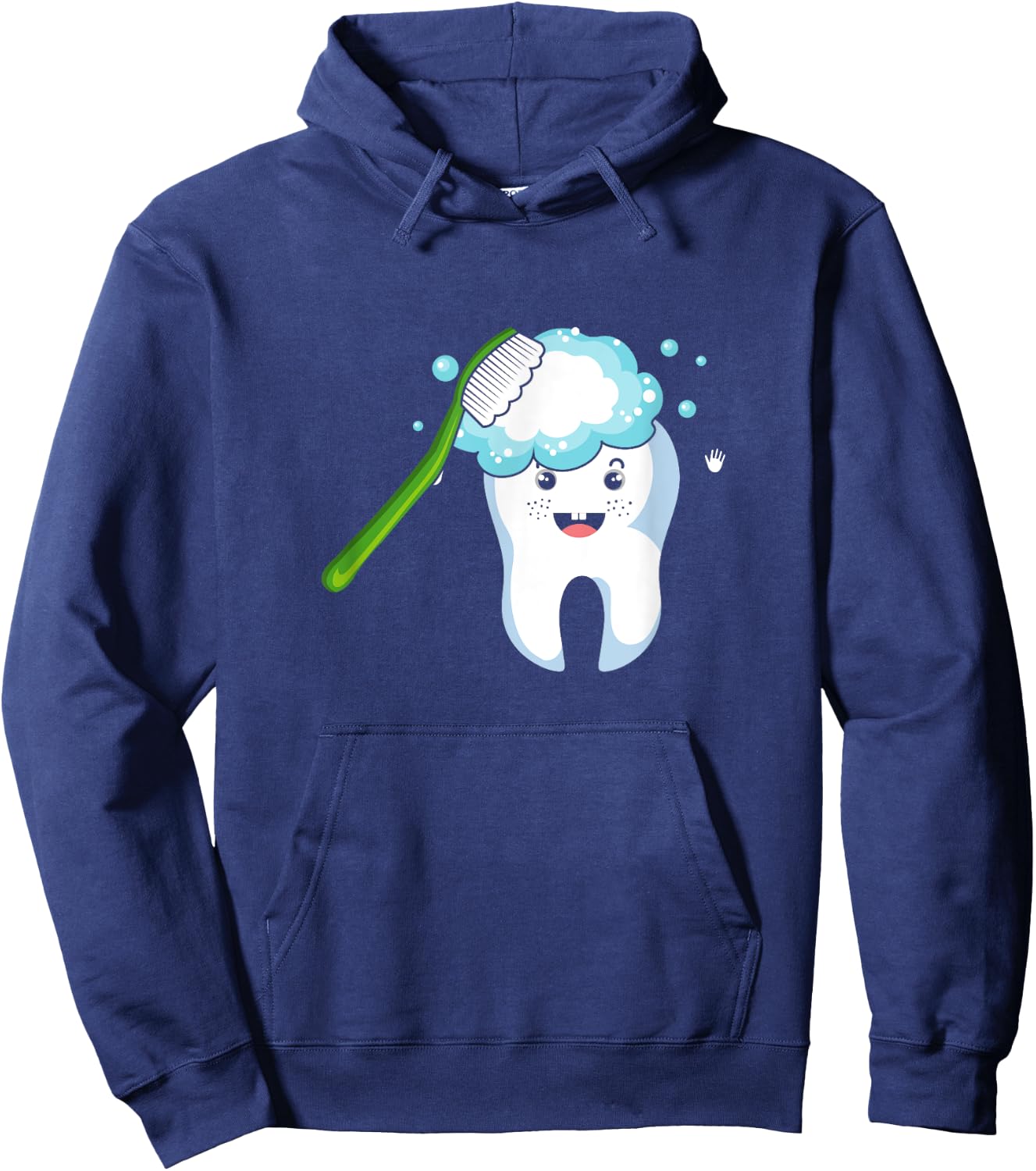 Tooth Dentist Cute Teeth Technician Hygienist Dental Teeth Hoodie - Hoodie | Navy
