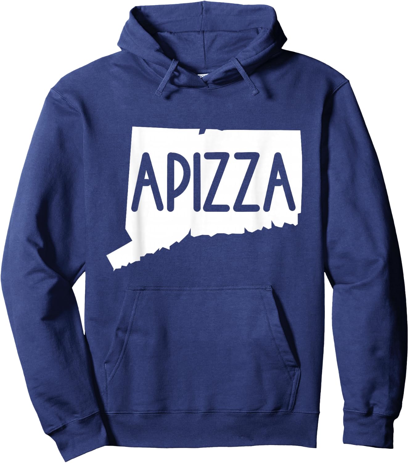 Vintage Apizza Connecticut | CT Pizza Lovers Gifts New Haven Hoodie - Hoodie | Navy