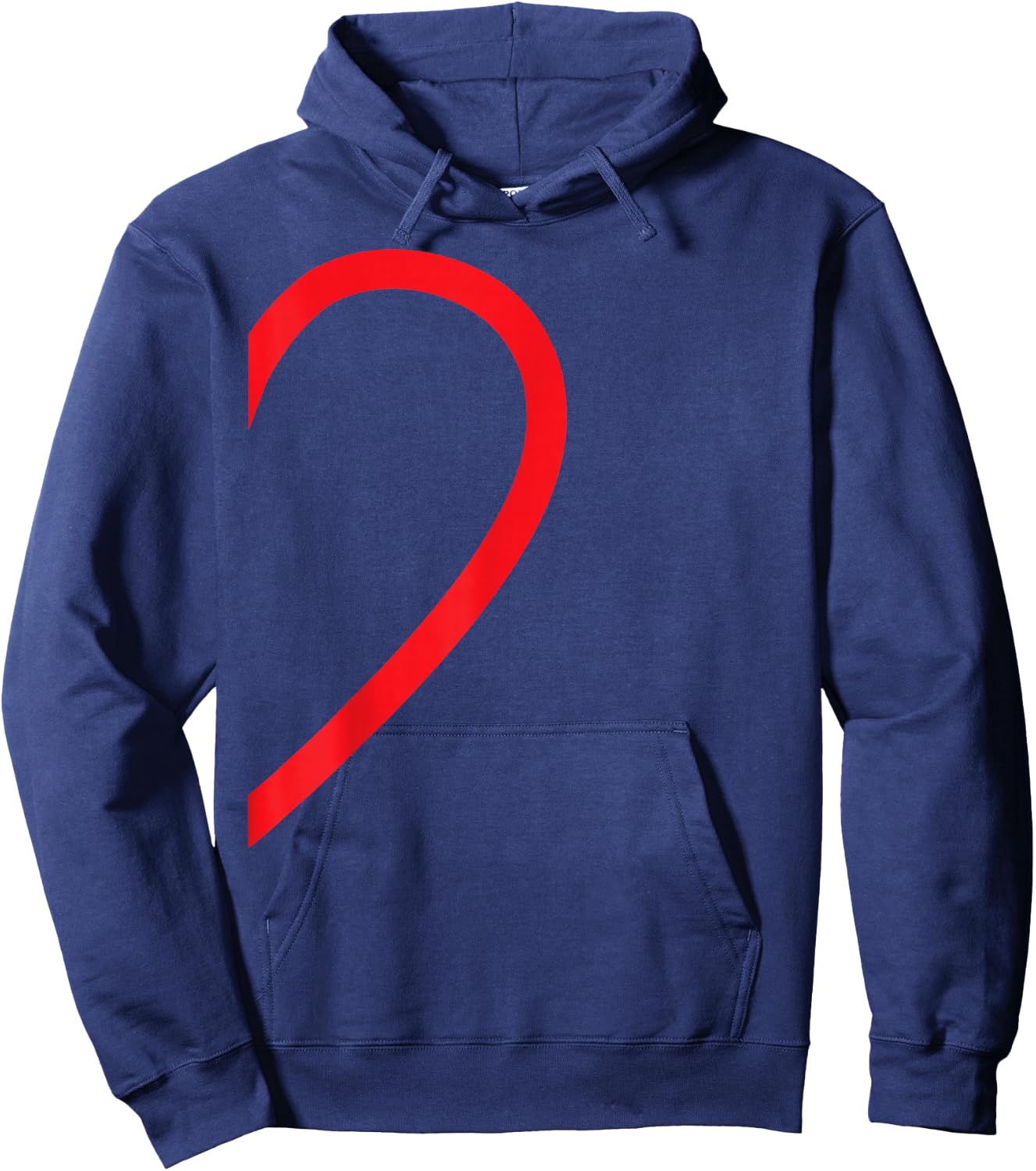 Half Heart Partner Couple Pyjamas Right Side Lovers Couple Hoodie - Hoodie | Navy