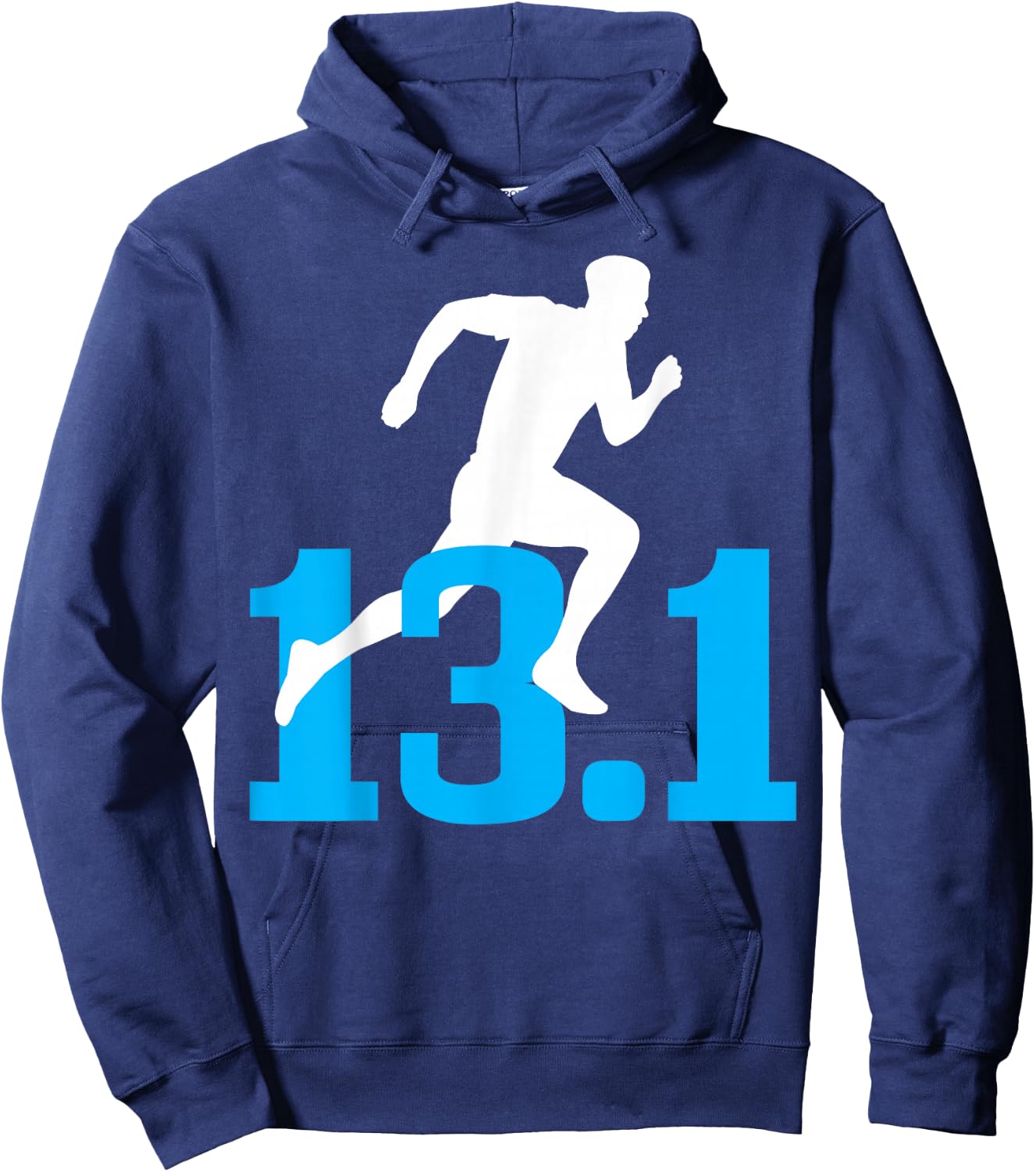 Half Marathon Runner Half Marathon Running Shoe, 13.1 Miles Hoodie - Hoodie | Navy