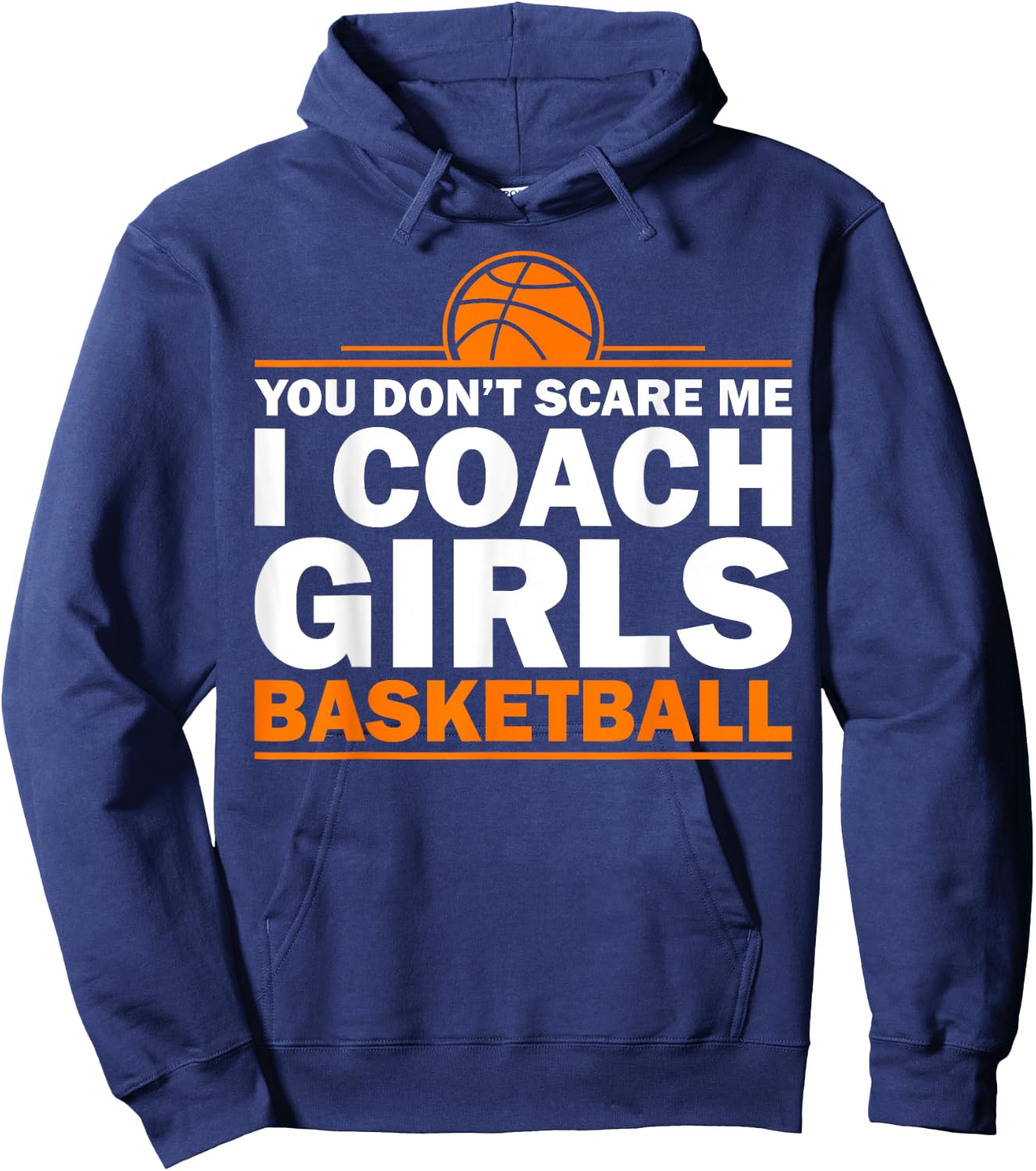 Funny Basketball Coaching Men Women Team Trainer Instructor Hoodie - Hoodie | Navy