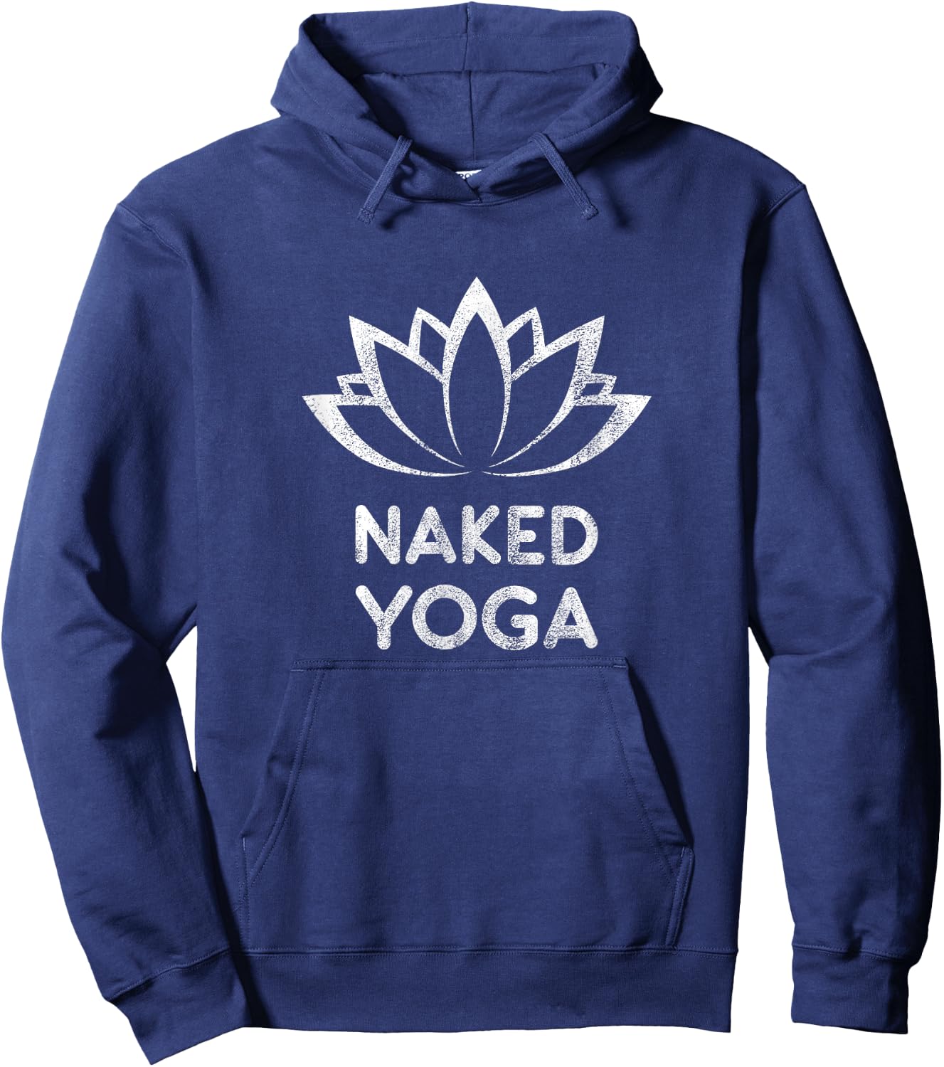 Naked Yoga Sacred Lotus Hoodie - Hoodie | Navy