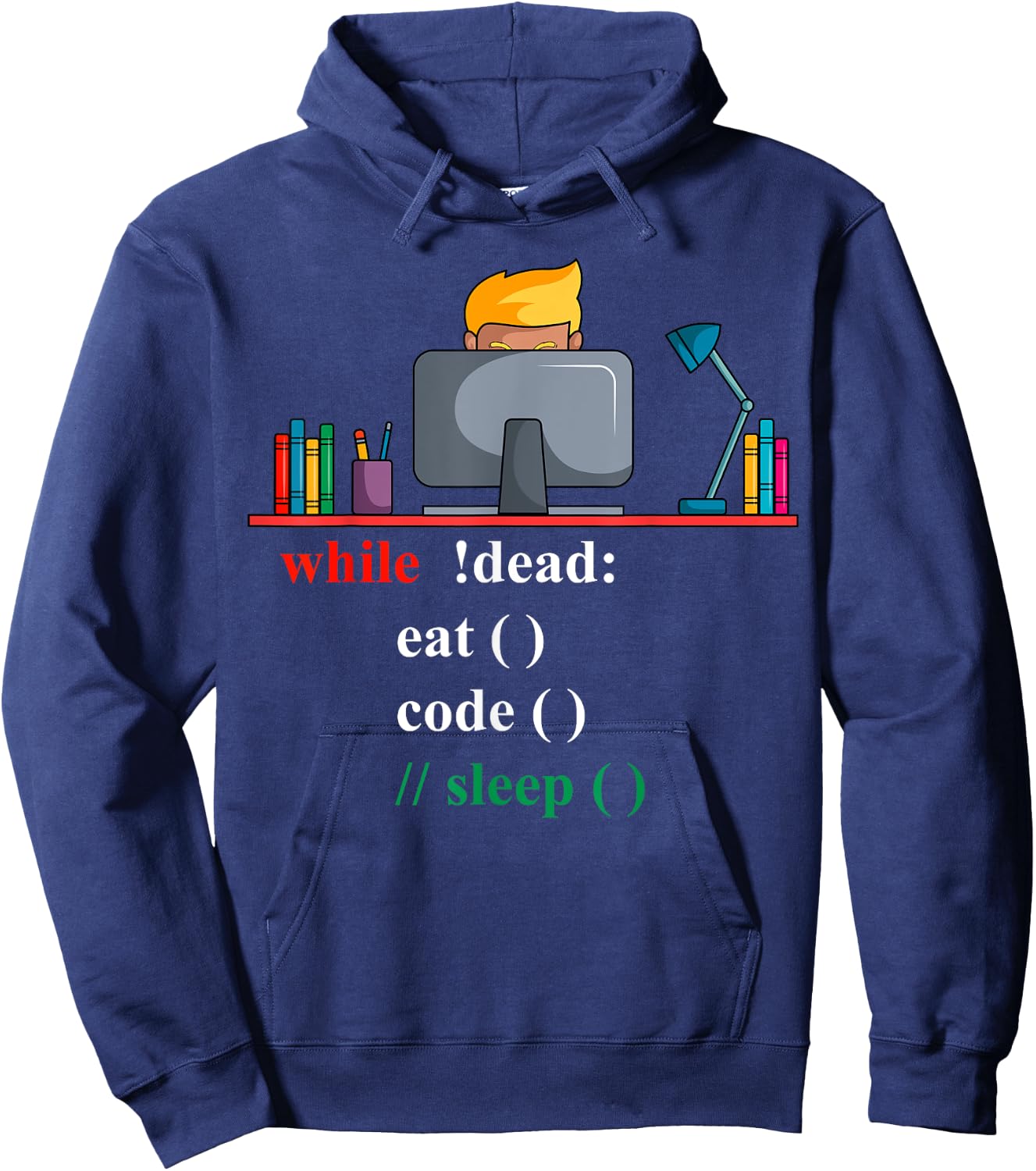 Funny Programming Programmer Coder Coder Programmer Software Computer Web Developer Engineer Hoodie - Hoodie | Navy