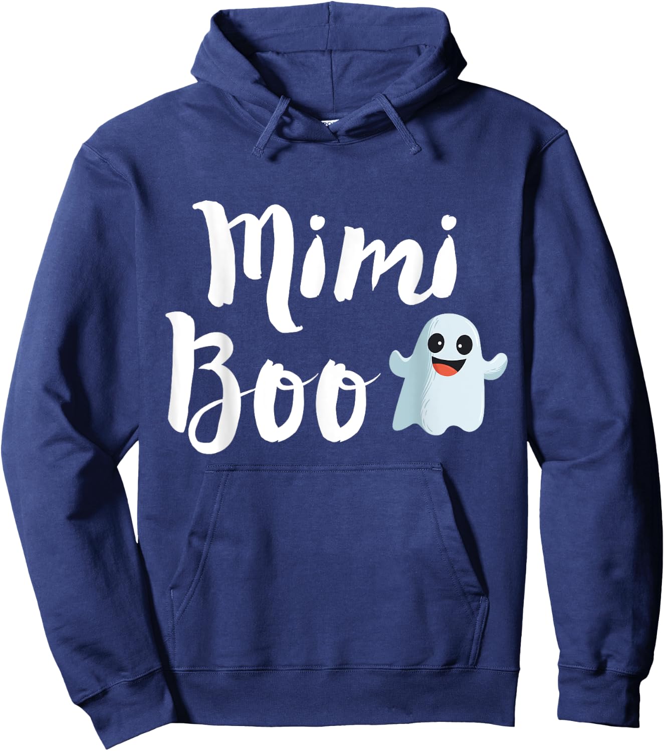 Mimi Boo Halloween Family Matching Ghost Grandma Shirt Hoodie - Hoodie | Navy