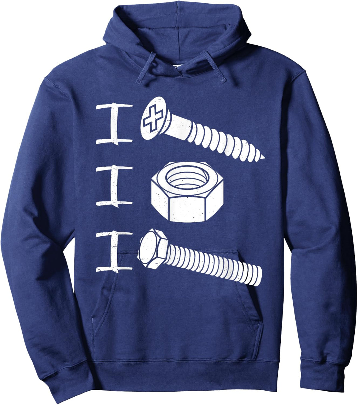 I Screw I Nut I Bolt Proud Car Auto Mechanic Humor Hoodie - Hoodie | Navy