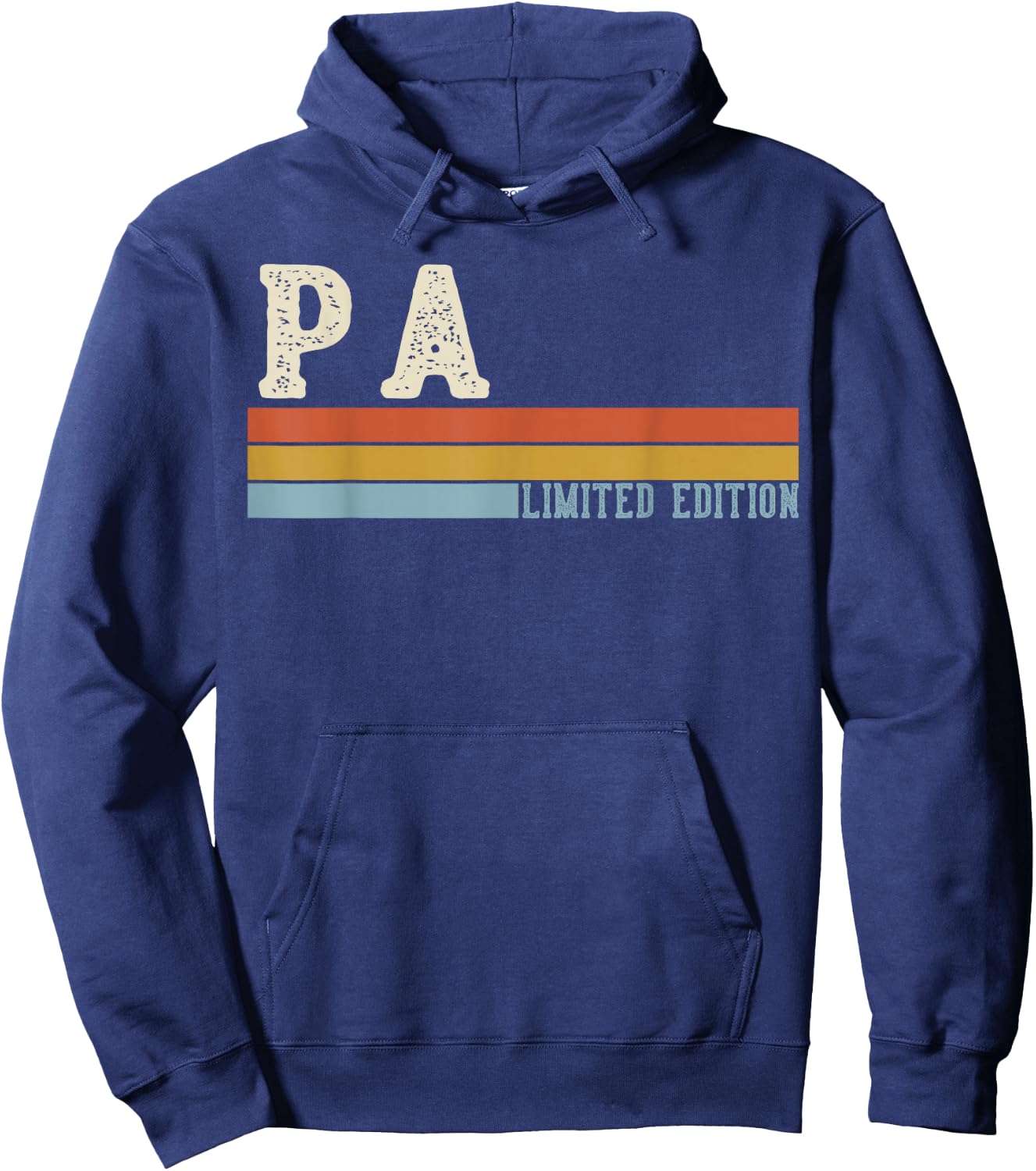 PA Vintage Grandpa Fathers Day Retro Hoodie - Hoodie | Navy