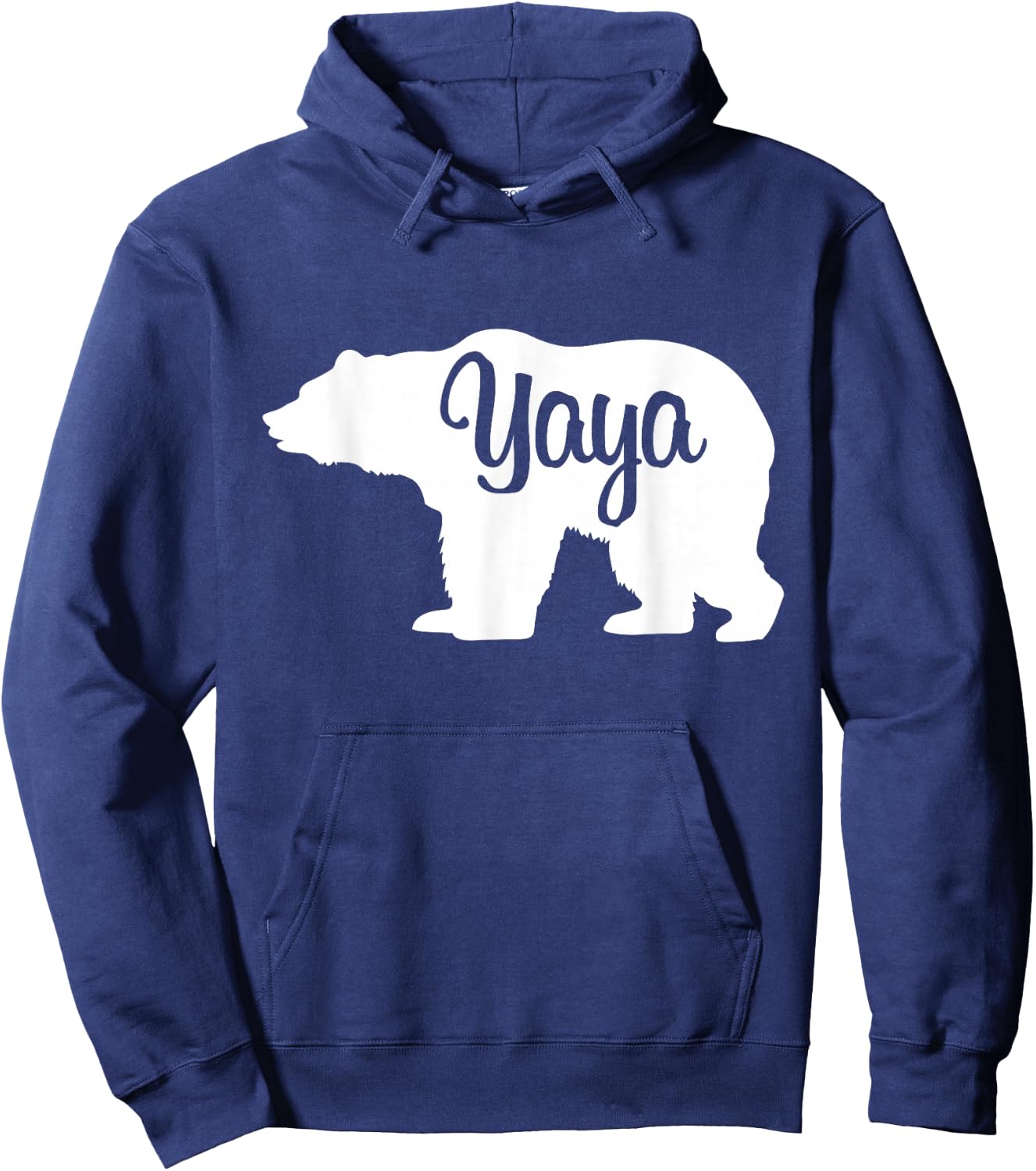 Yaya Bear Silhouette Hoodie - Hoodie | Navy