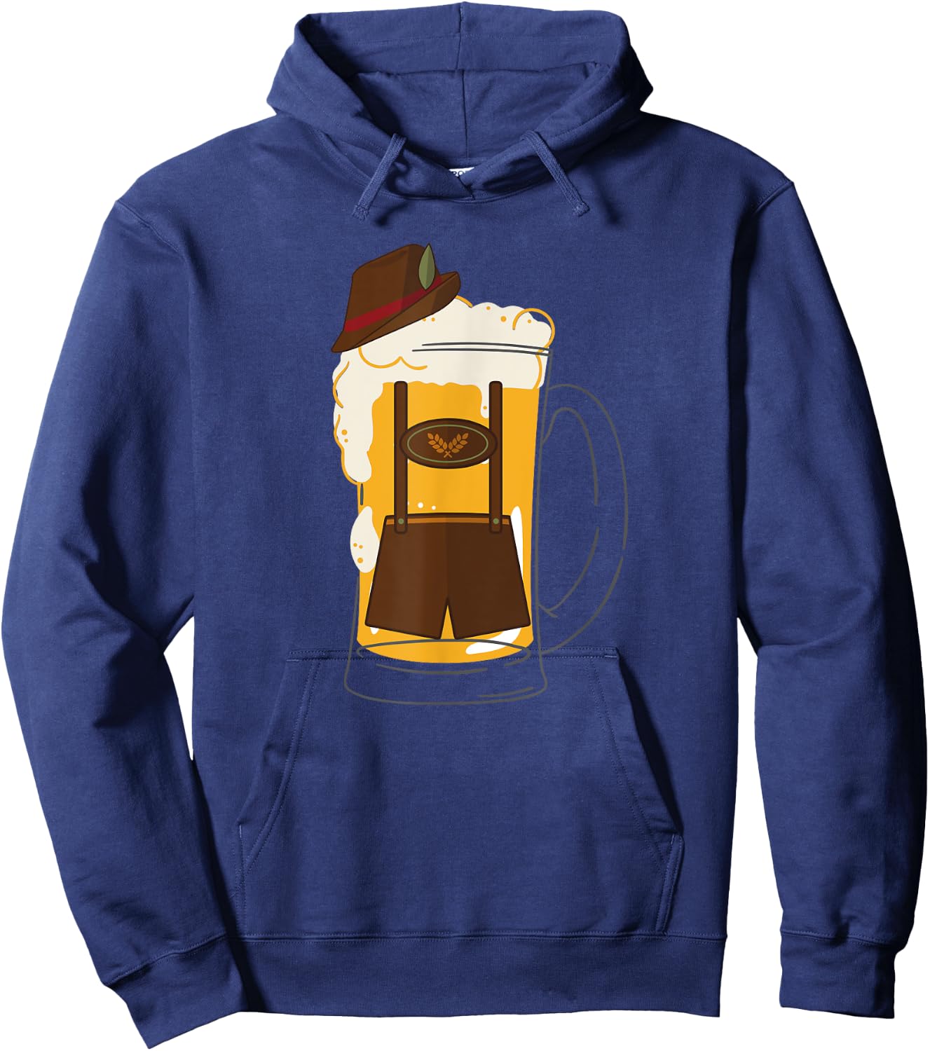 German Beer Bier Stein Funny Beer Fall Festival Beer Drinker Hoodie - Hoodie | Navy