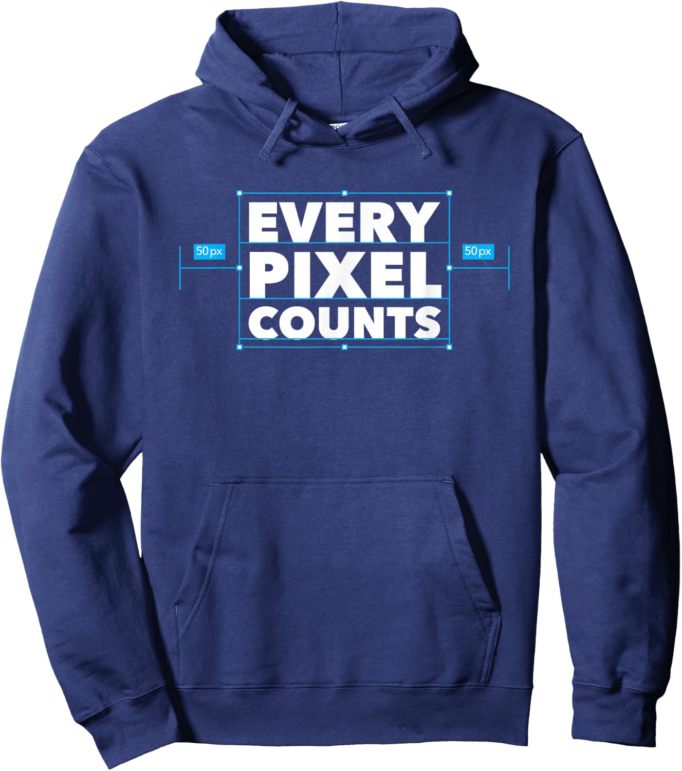 Every Pixel Counts Graphic Designer Men Women Kids Hoodie - Hoodie | Navy