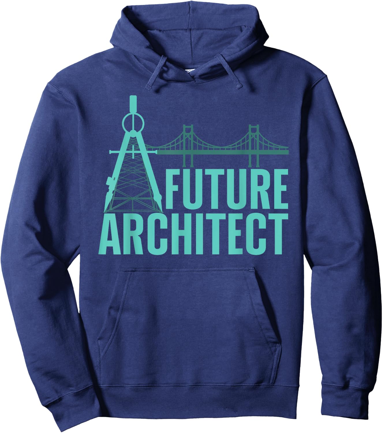 Cool Future Architect Art Boy Girl Kids Architecture Student Hoodie - Hoodie | Navy