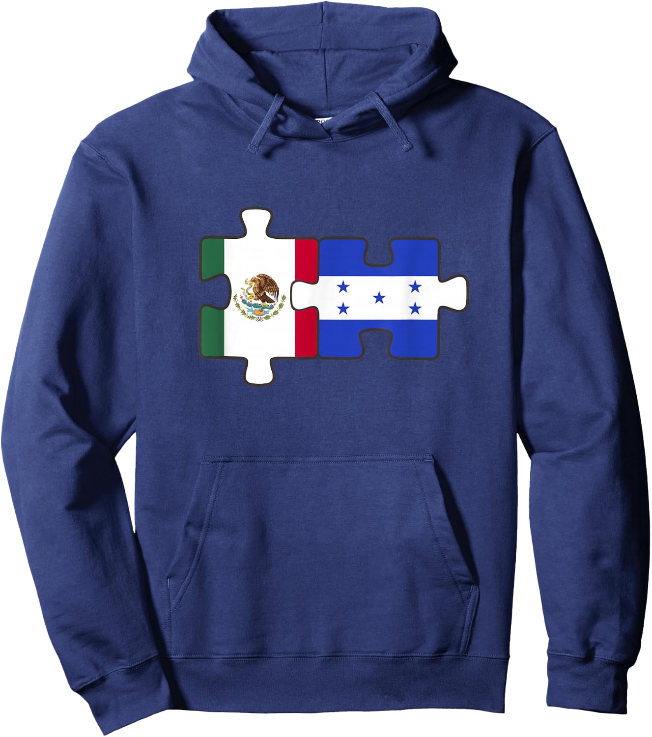 Mexican and Honduras roots Hoodie - Hoodie | Navy