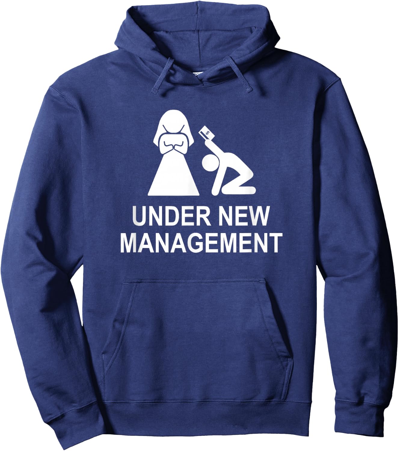 Under New Management funny just married Hoodie - Hoodie | Navy