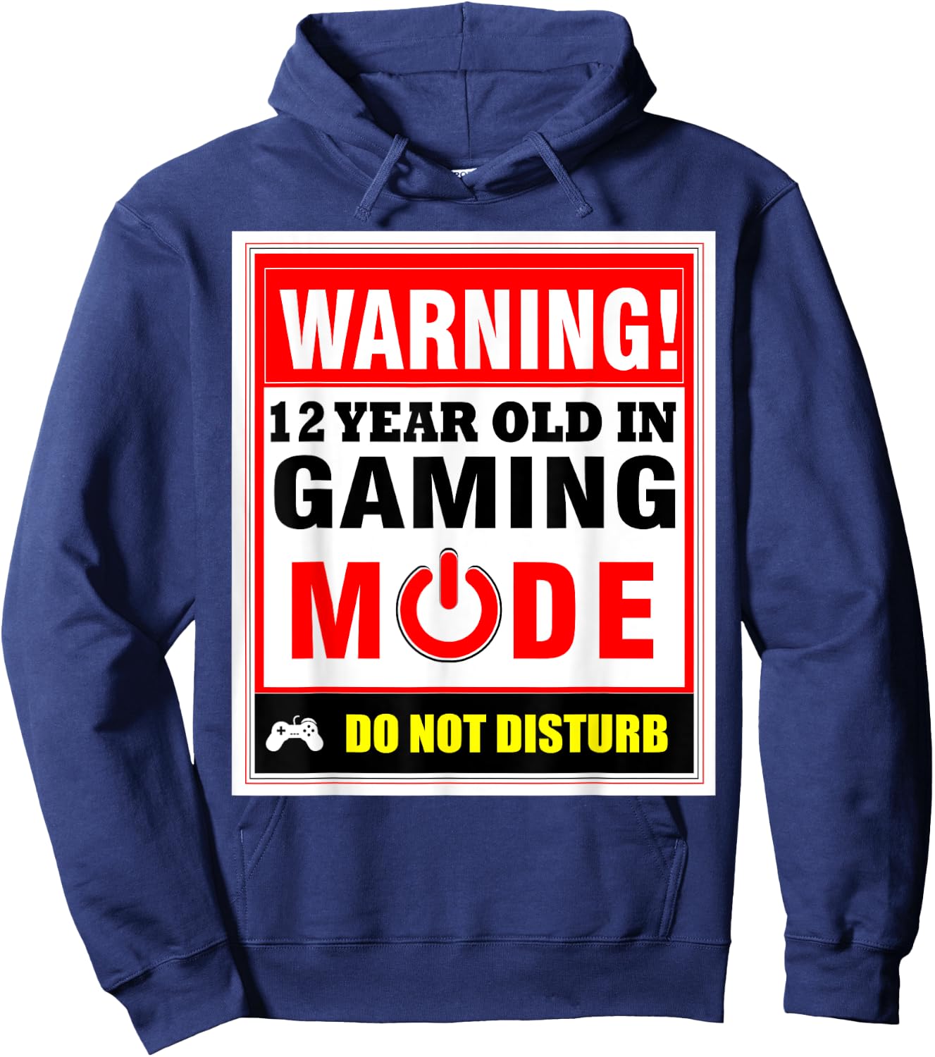 12th Birthday Gamer Boys Girls PC Gaming Shirt Hoodie - Hoodie | Navy