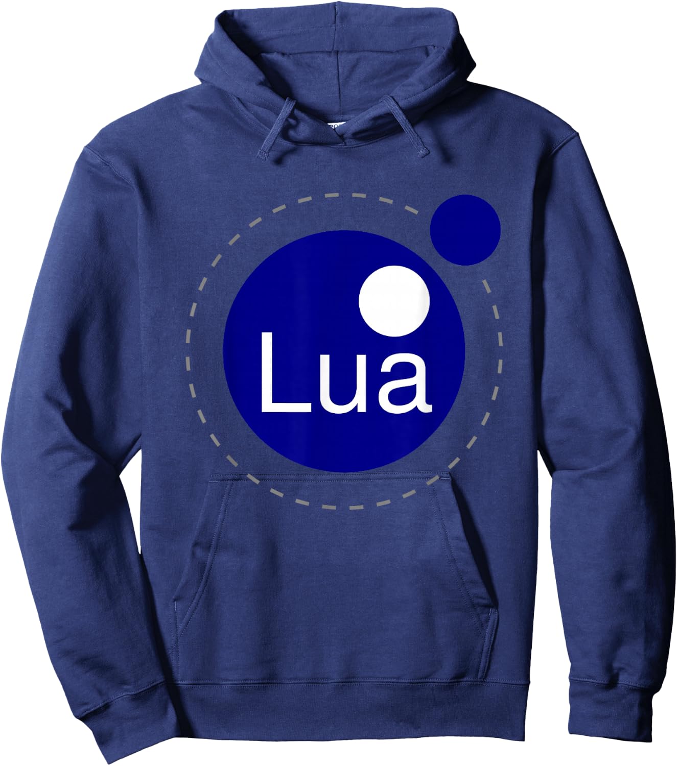 Lua Logo Lua Programming Design for Lua Programmers Hoodie - Hoodie | Navy