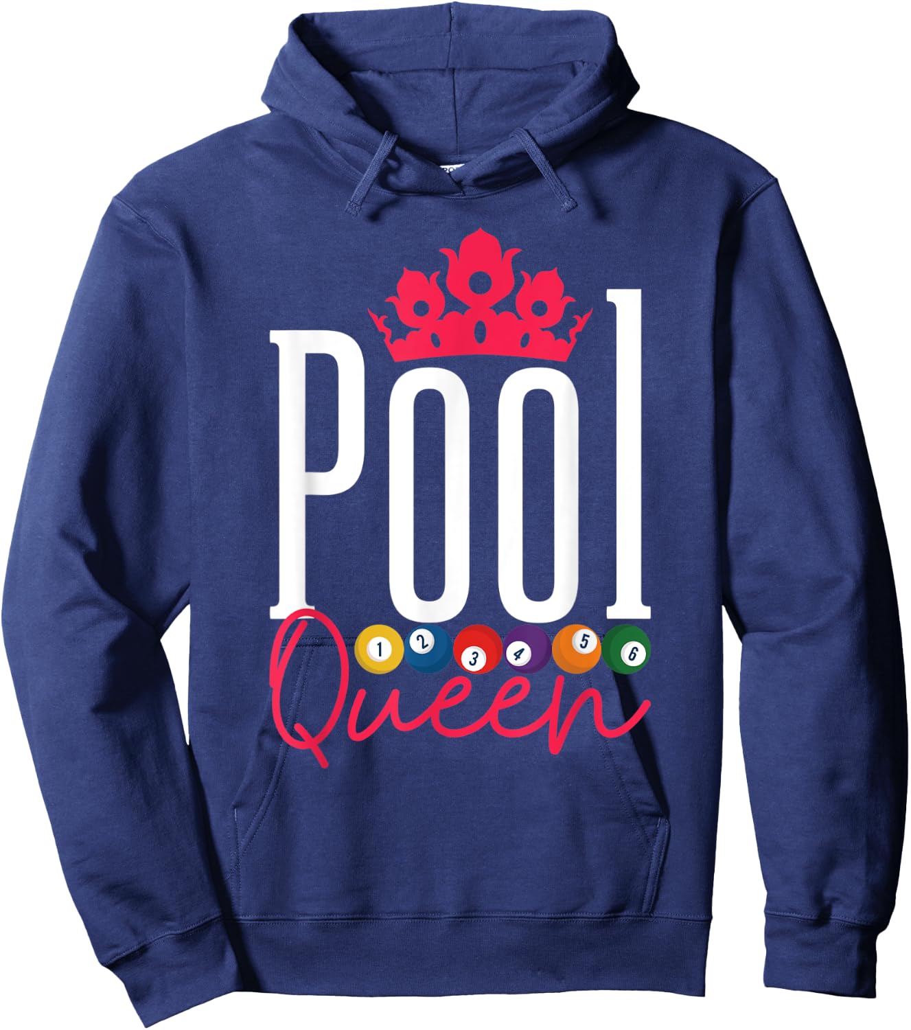 Pool Queen Pool Billiard Snooker Player Hoodie - Hoodie | Navy