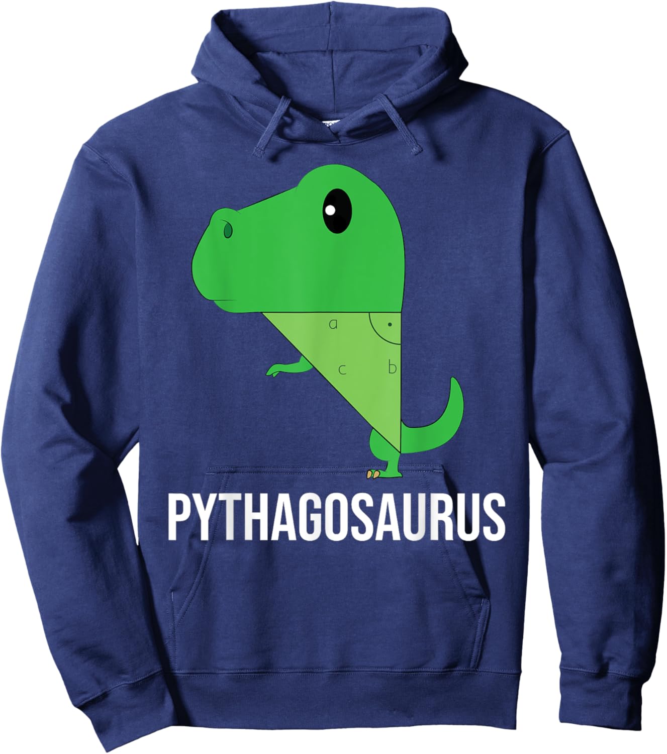 Pythagora's Formula Maths Teacher Nerd T-Rex Dinosaur Hoodie - Hoodie | Navy