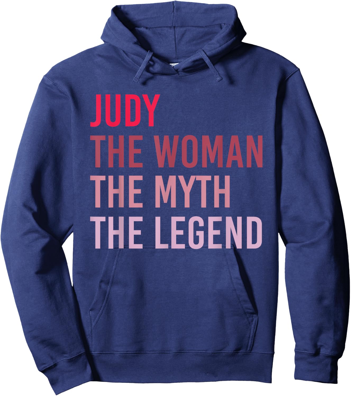 JUDY The Woman Myth Legend Personalized Name Birthday Gift Hoodie - Hoodie | Navy