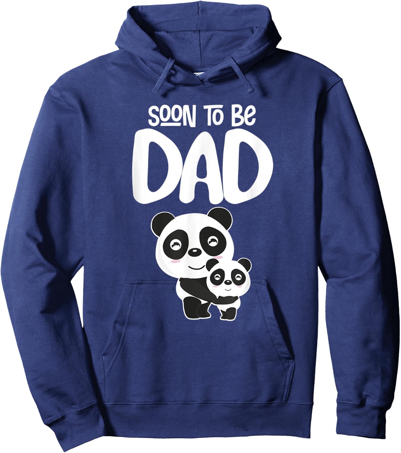 Soon to be Dad Panda Bear Gift Future Dad, New Dad Hoodie - Hoodie | Navy