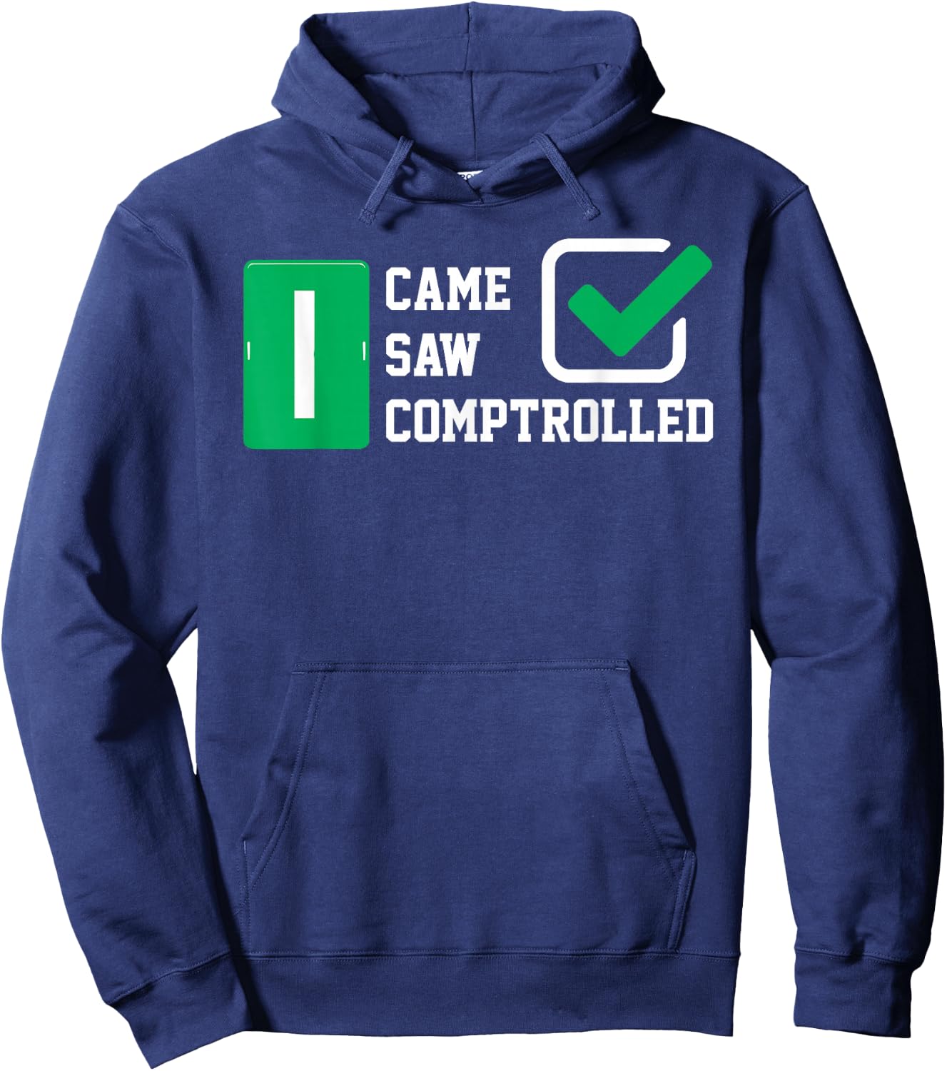 Comptroller Accountant CPA Bookkeeper Funny Gift T Shirt Hoodie - Hoodie | Navy