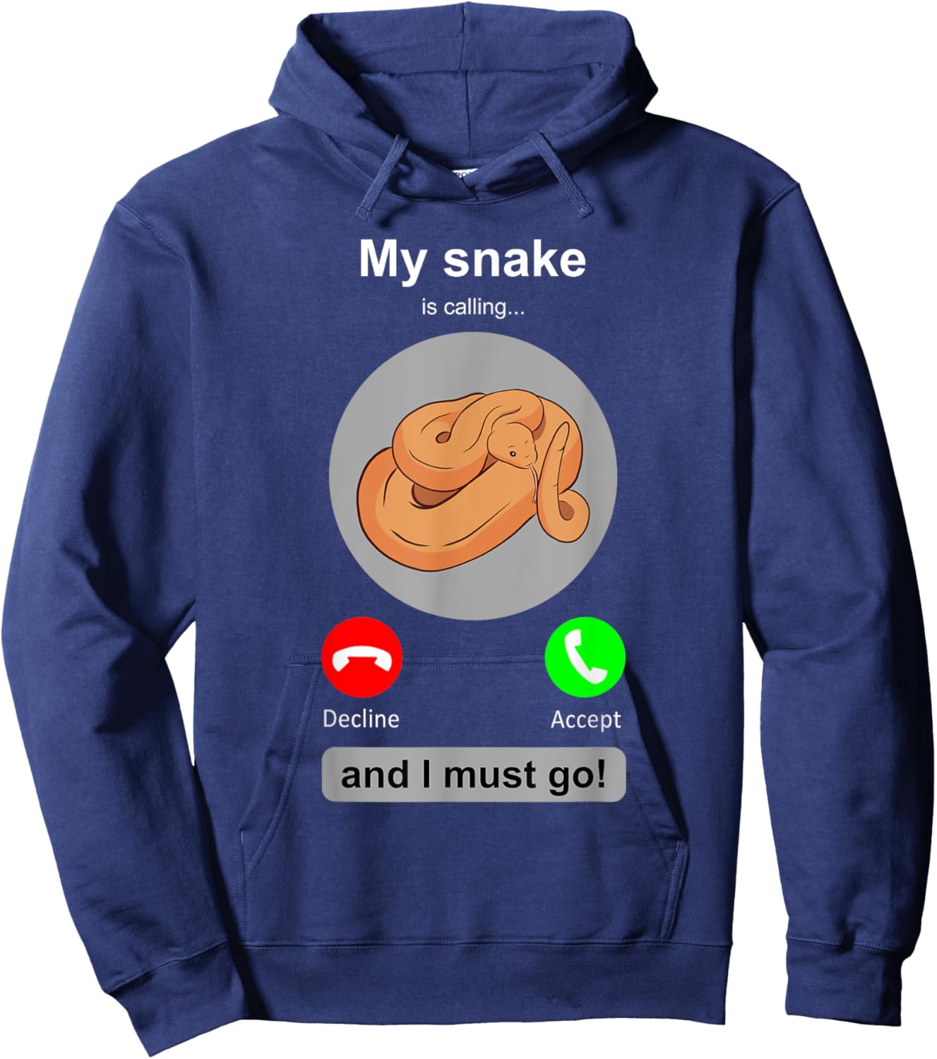 Funny Snake Shirt Snake Lover Snake Owner Collector Gift Hoodie - Hoodie | Navy