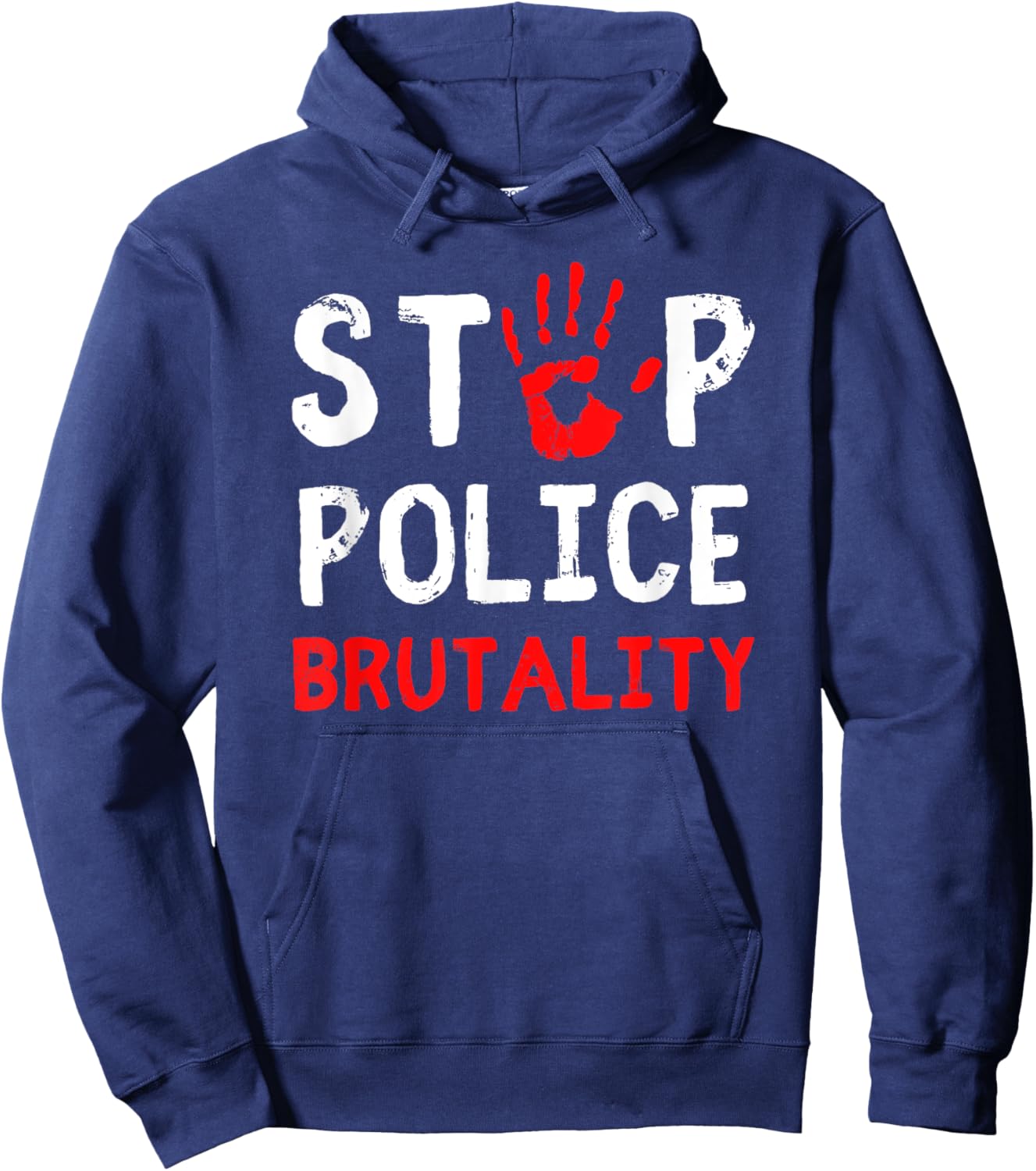 Stop Police Brutality Defund The Police End Police Brutality Hoodie - Hoodie | Navy