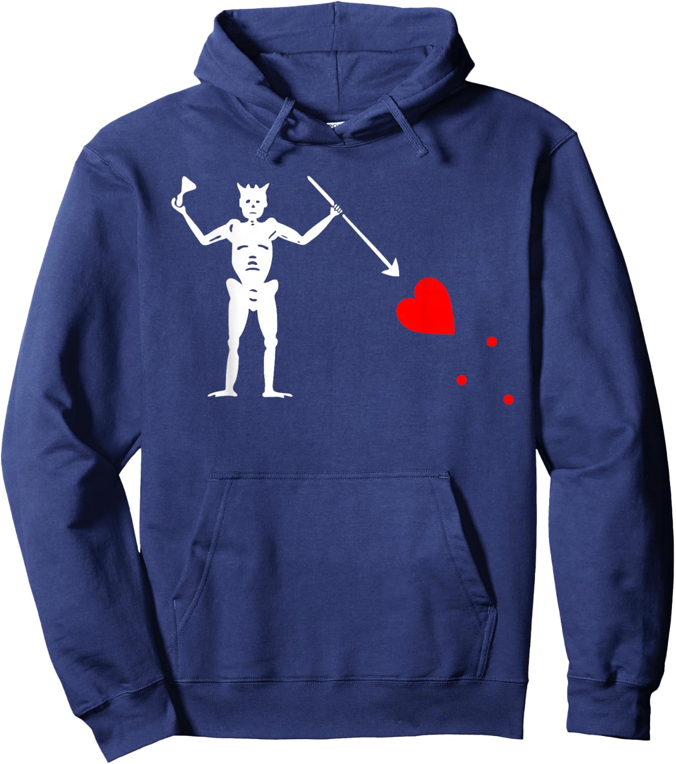 Blackbeard Pirate Flag - Original Edward Teach Hoodie - Hoodie | Navy