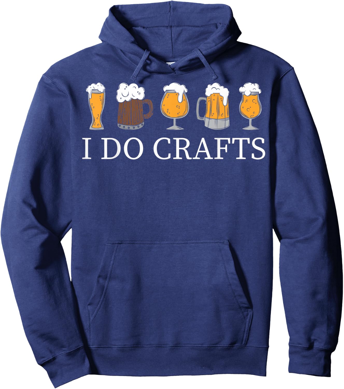 I Do Crafts Homebrewing Homebrew I Do Crafts Beer Brewers Hoodie - Hoodie | Navy