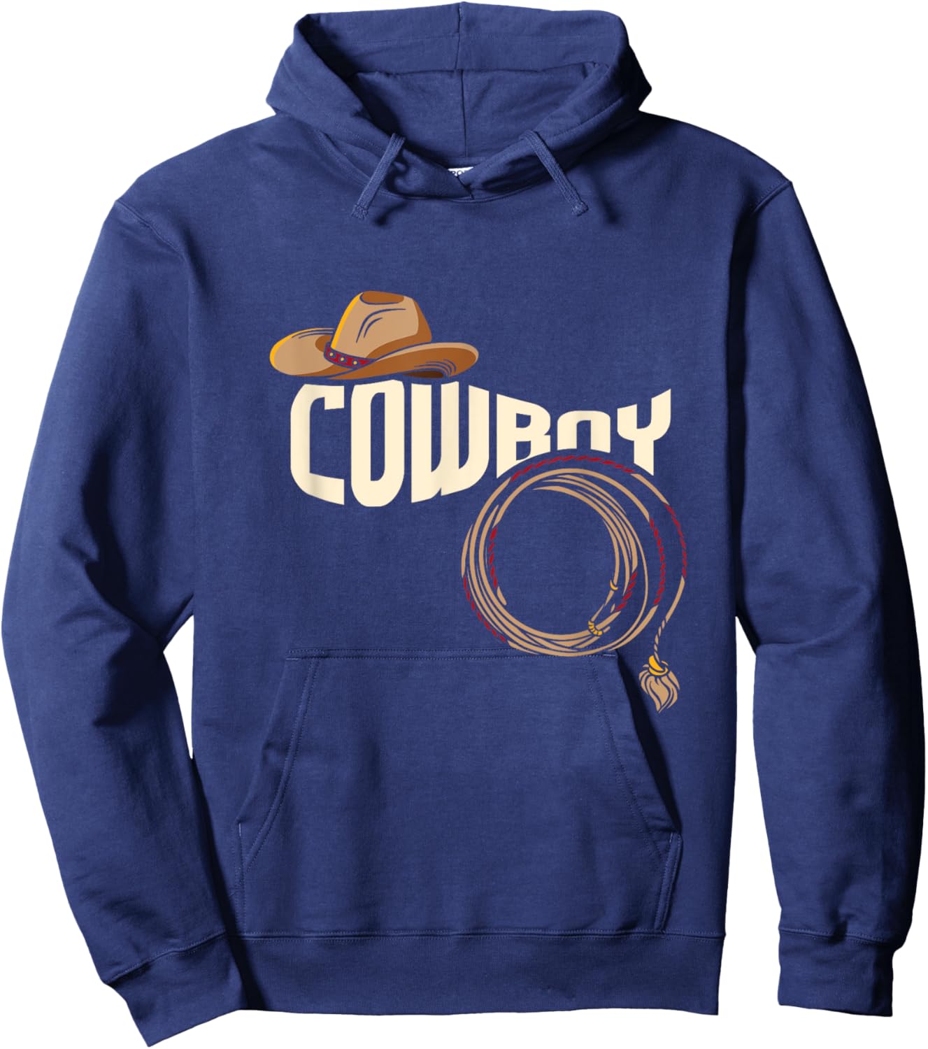 Cowboy Rodeo I Rodeo Riding Lovers I Cowboy Hoodie - Hoodie | Navy